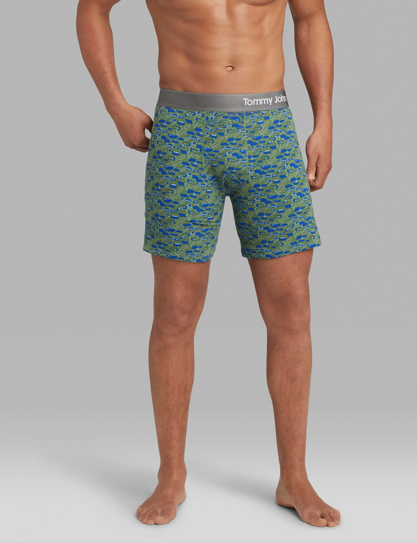 Cool Cotton Relaxed Fit Boxer 6" - Image 53