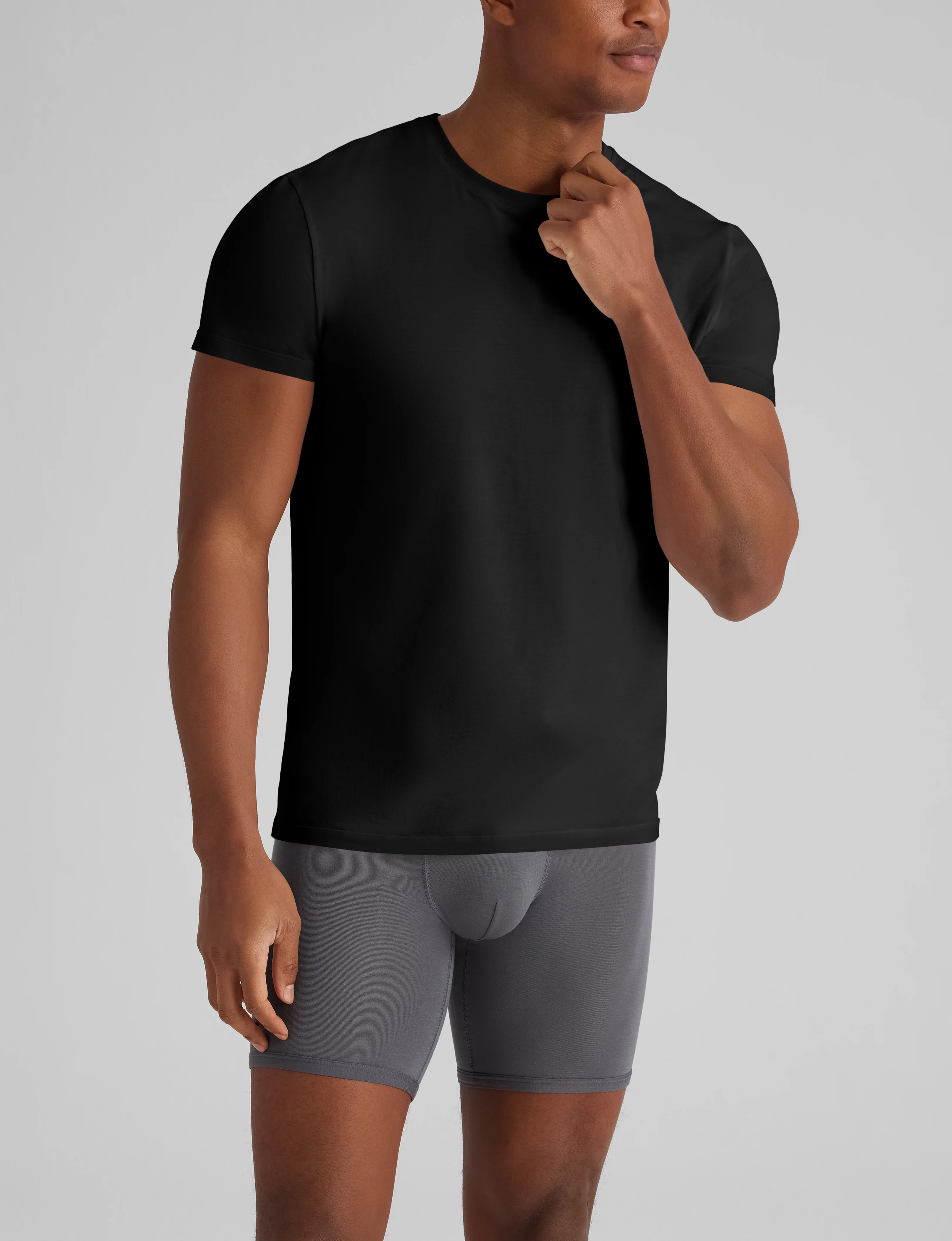 Cool Cotton Crew Neck Modern Fit Undershirt - Image 2