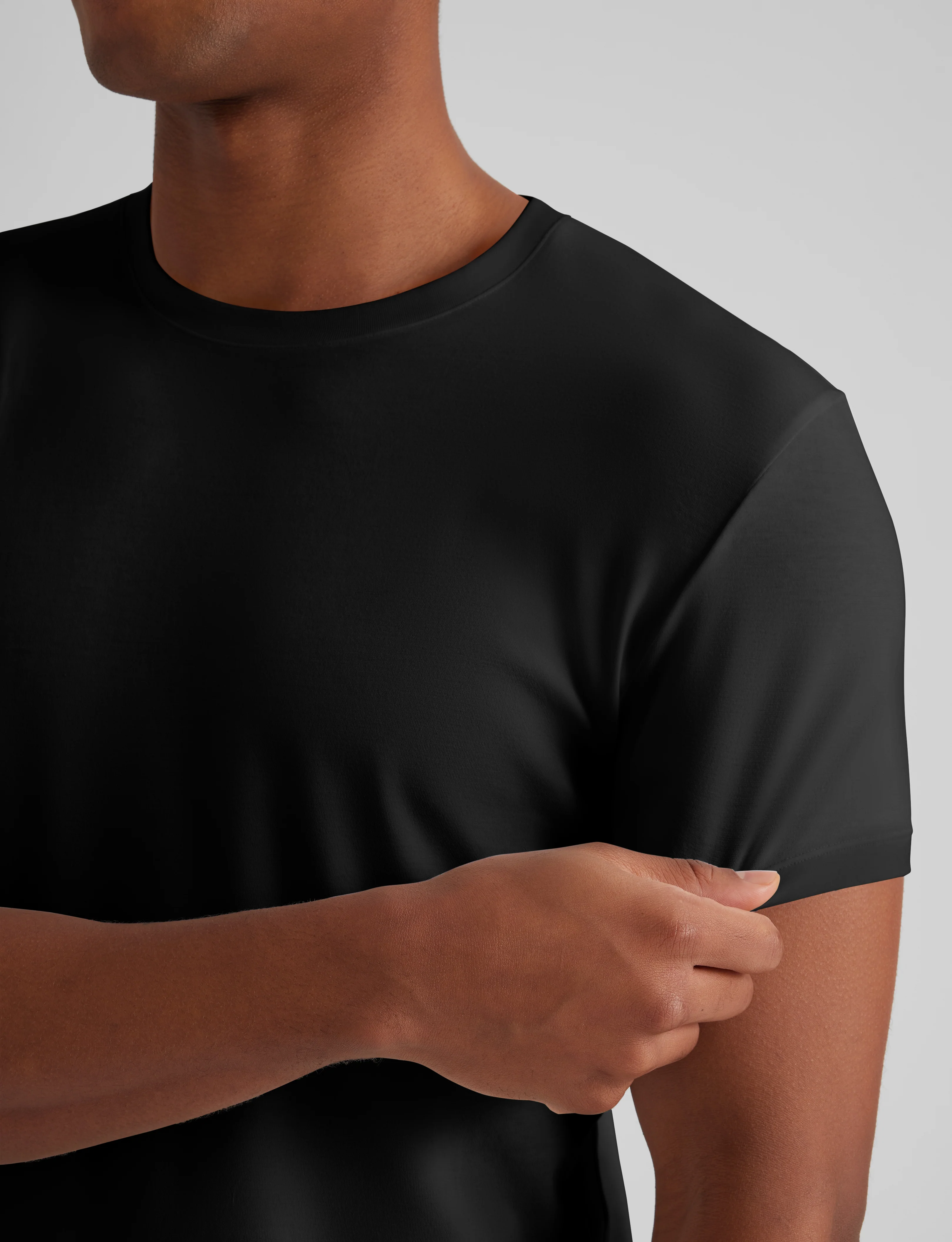 Cool Cotton Crew Neck Modern Fit Undershirt (3-Pack) - Image 5