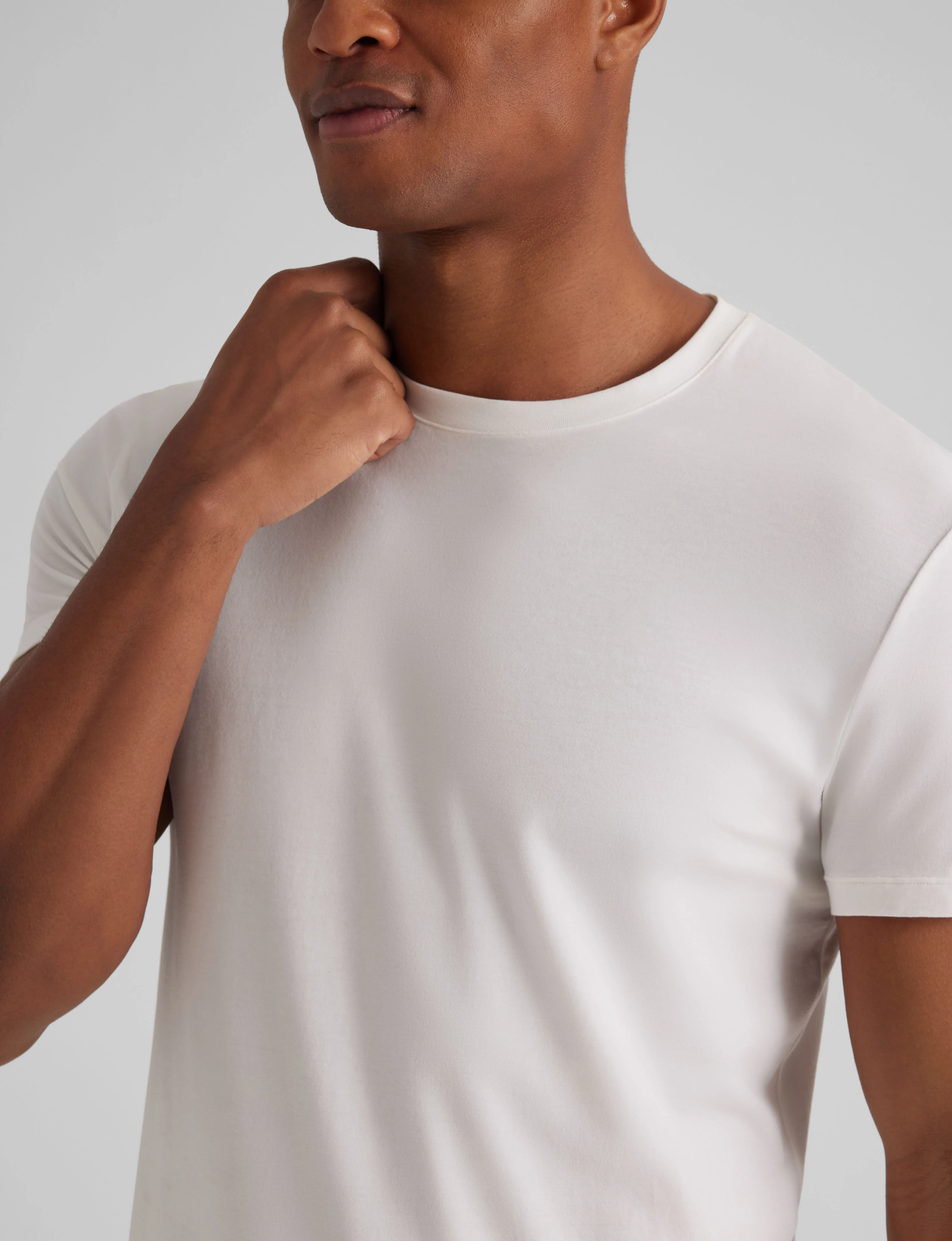Cool Cotton Crew Neck Modern Fit Undershirt (3-Pack) - Image 8