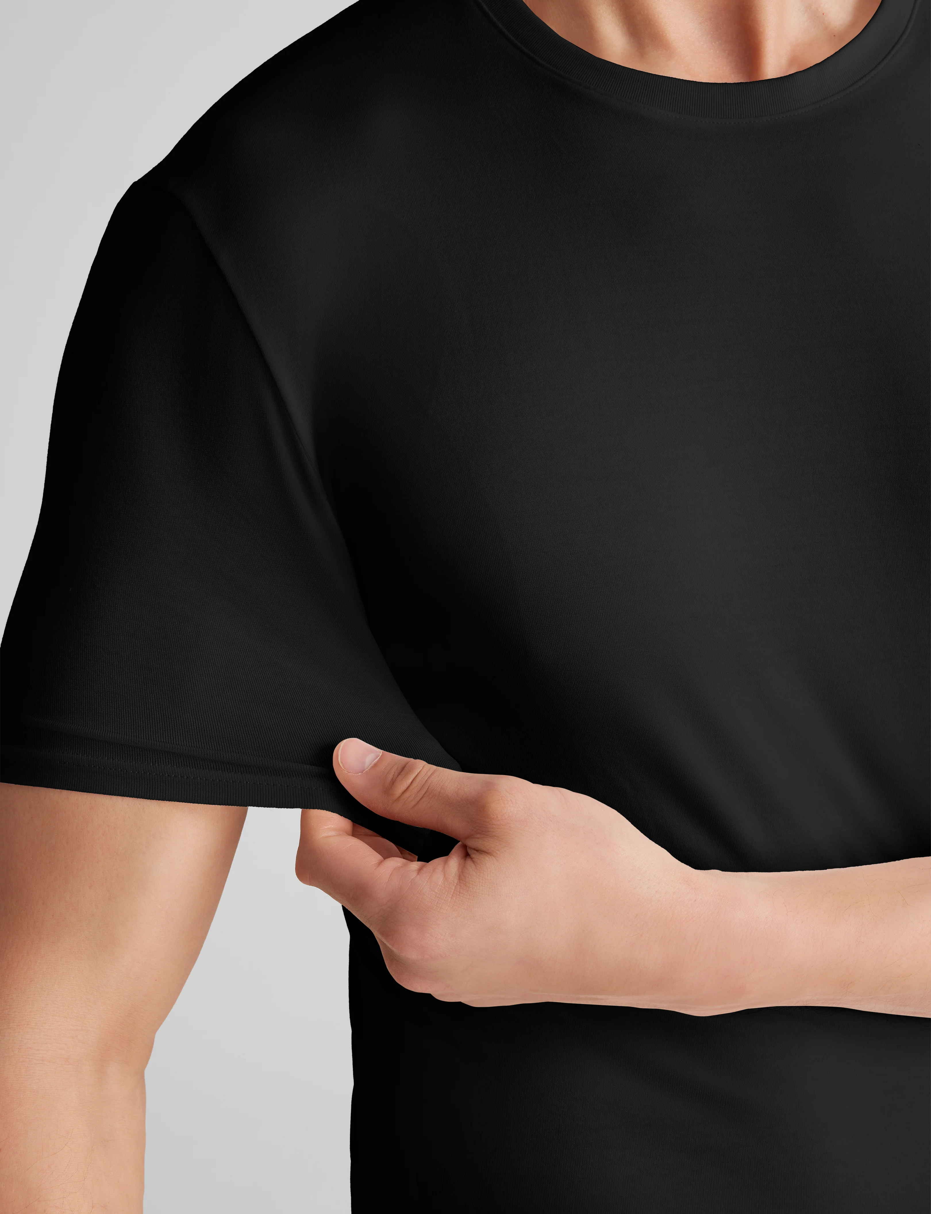 Cool Cotton Crew Neck Stay-Tucked Undershirt (6-Pack) - Image 6