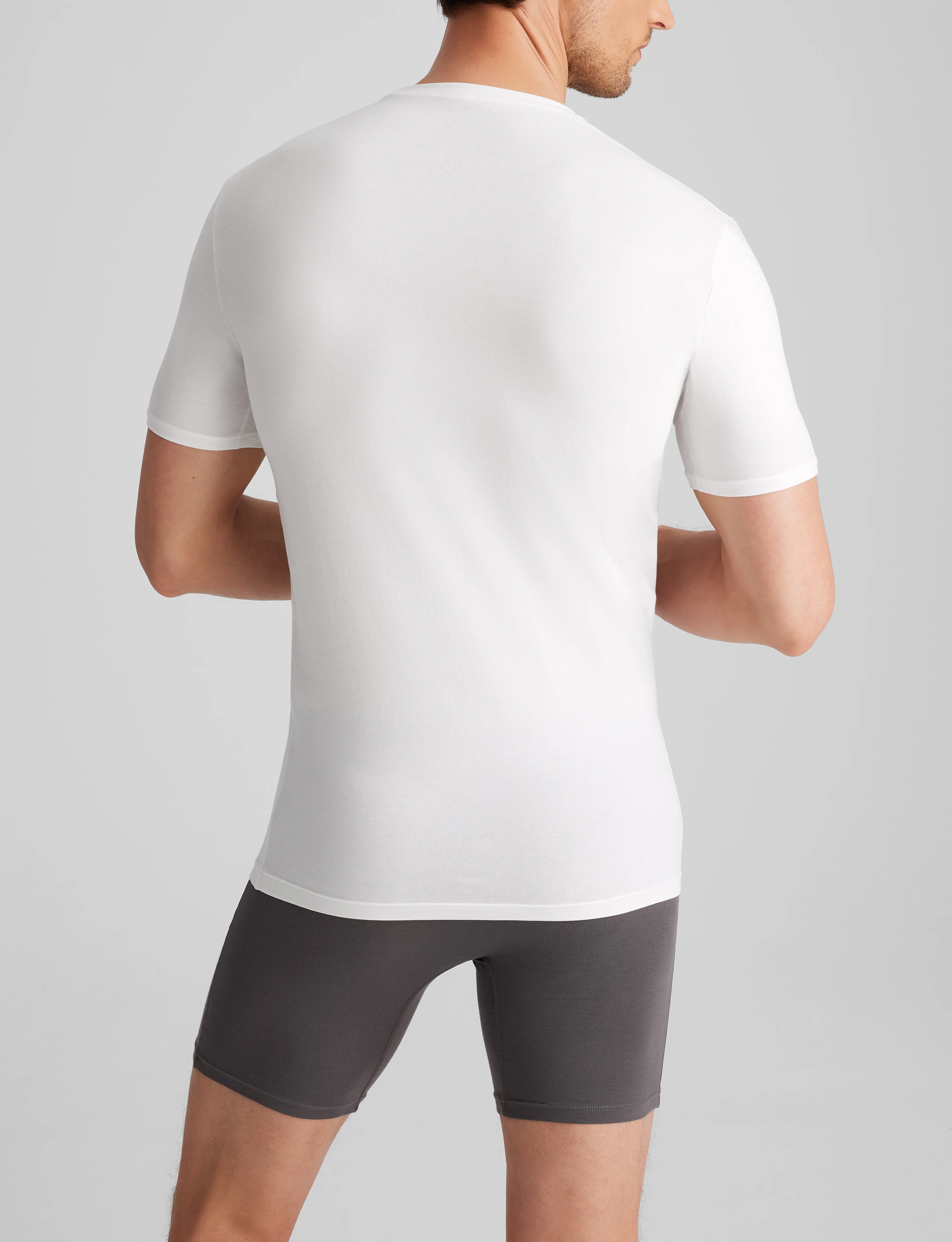 Cool Cotton Crew Neck Stay-Tucked Undershirt (6-Pack) - Image 8