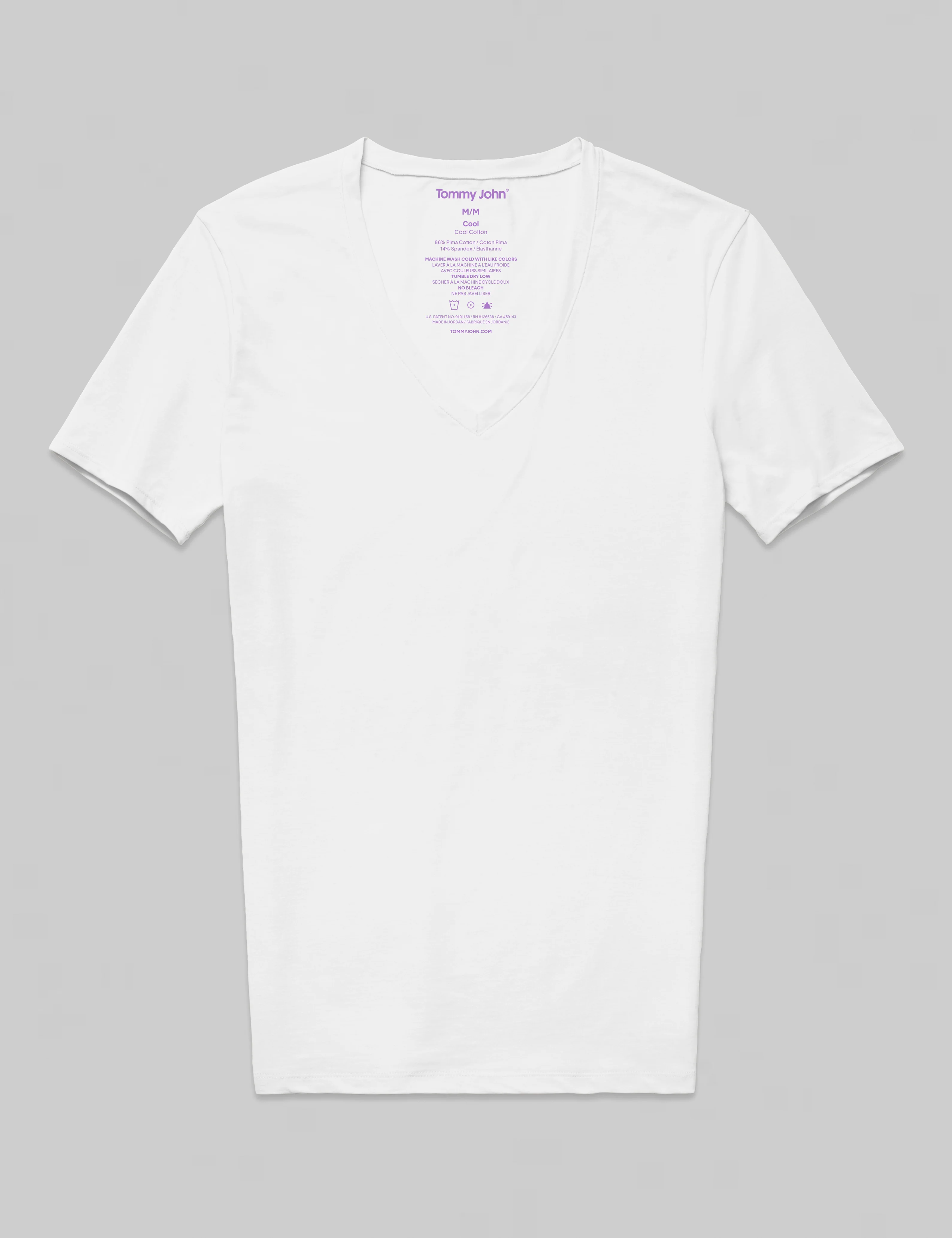 Cool Cotton Deep V-Neck Stay-Tucked Undershirt - Image 8