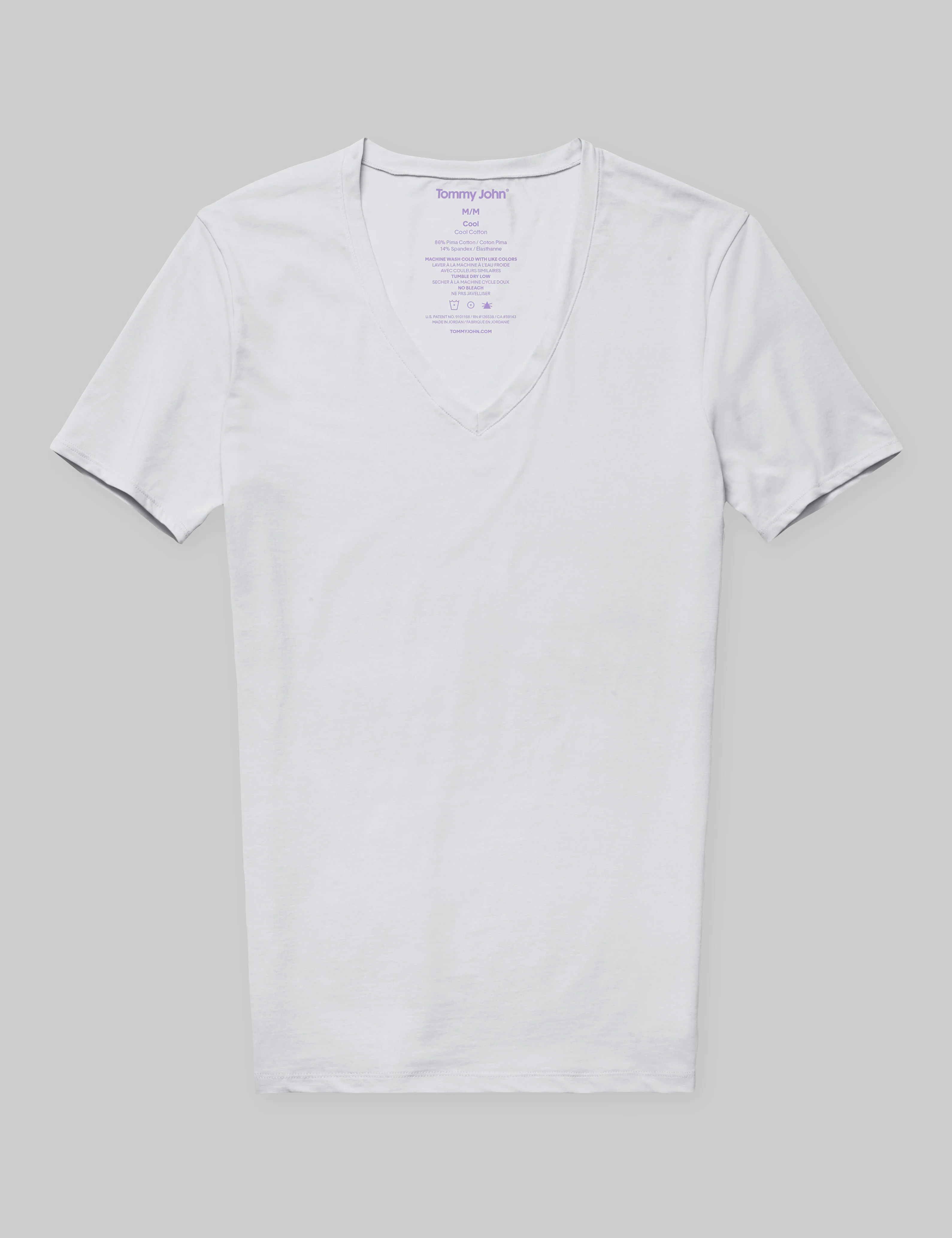Cool Cotton Deep V-Neck Stay-Tucked Undershirt - Image 4