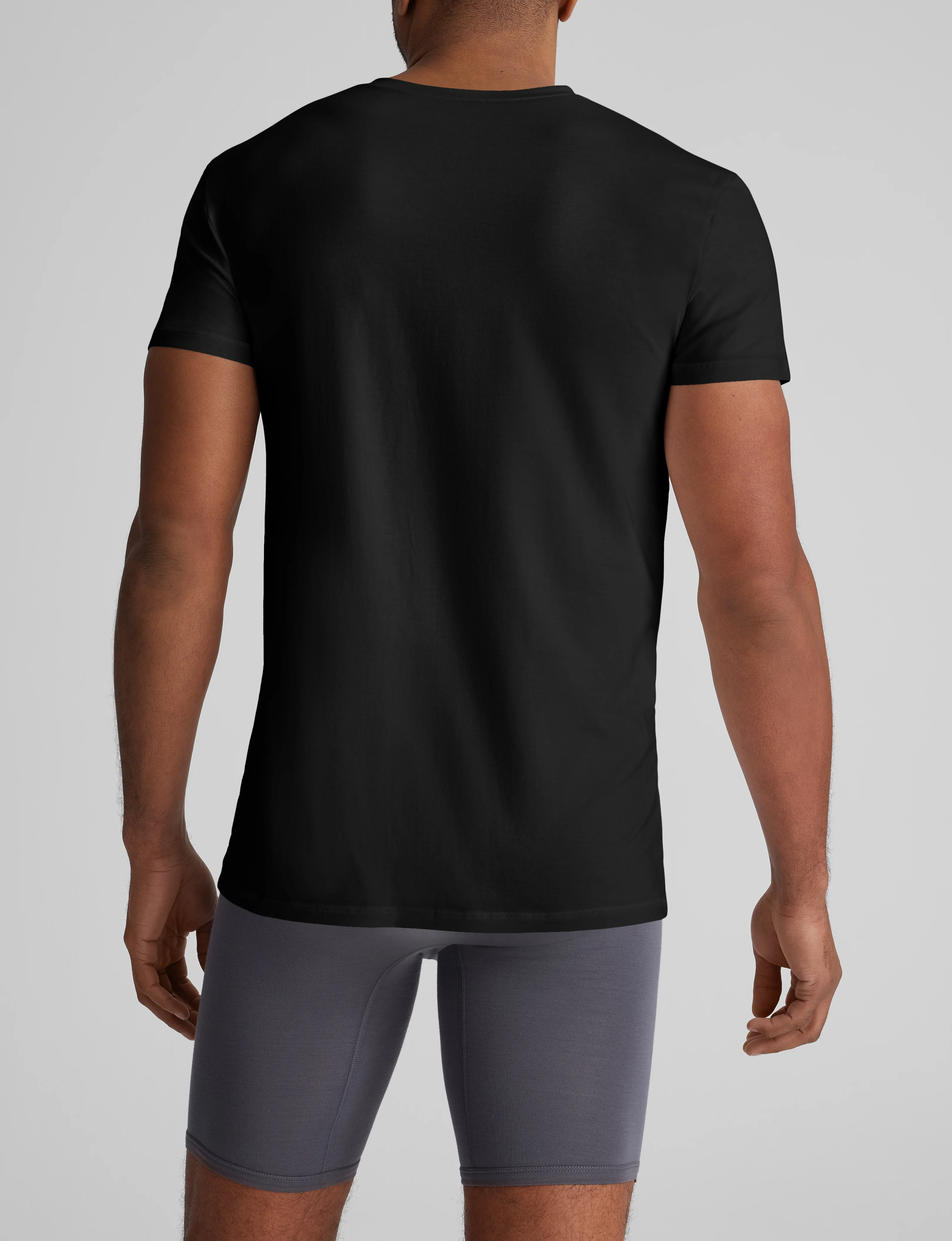 Cool Cotton High V-Neck Modern Fit Undershirt (6-Pack) - Image 4
