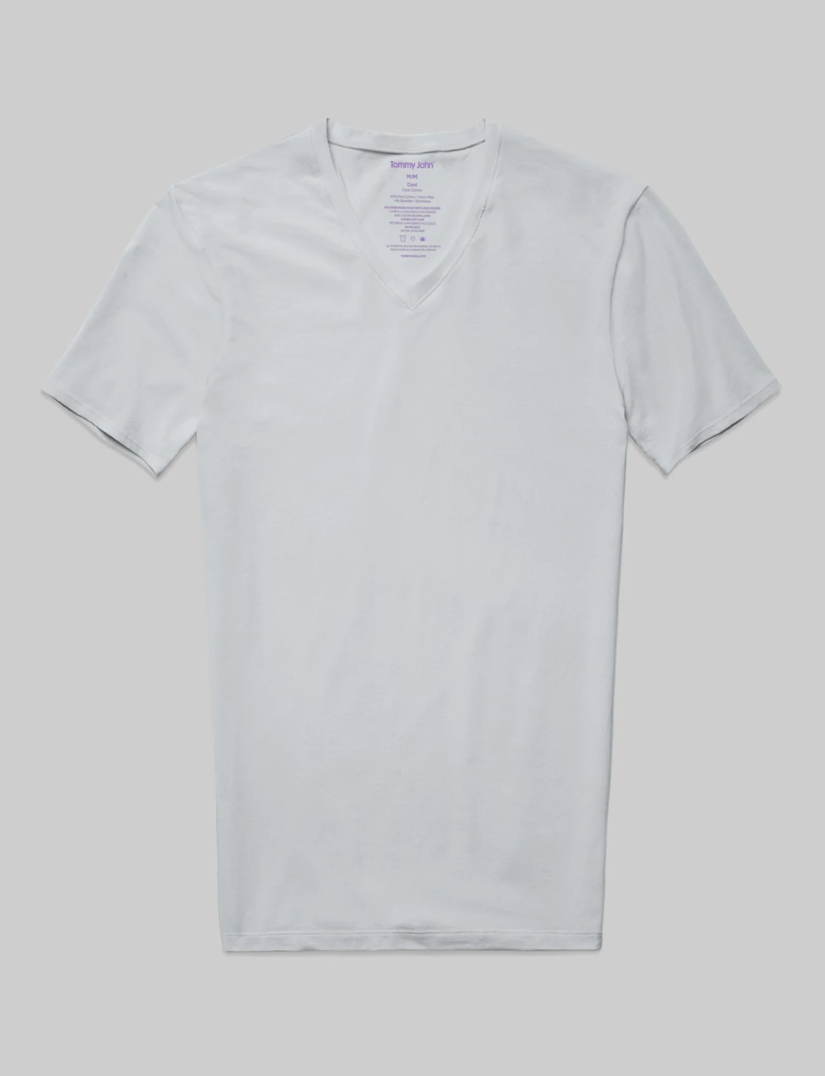 Cool Cotton High V-Neck Stay-Tucked Undershirt - Image 4