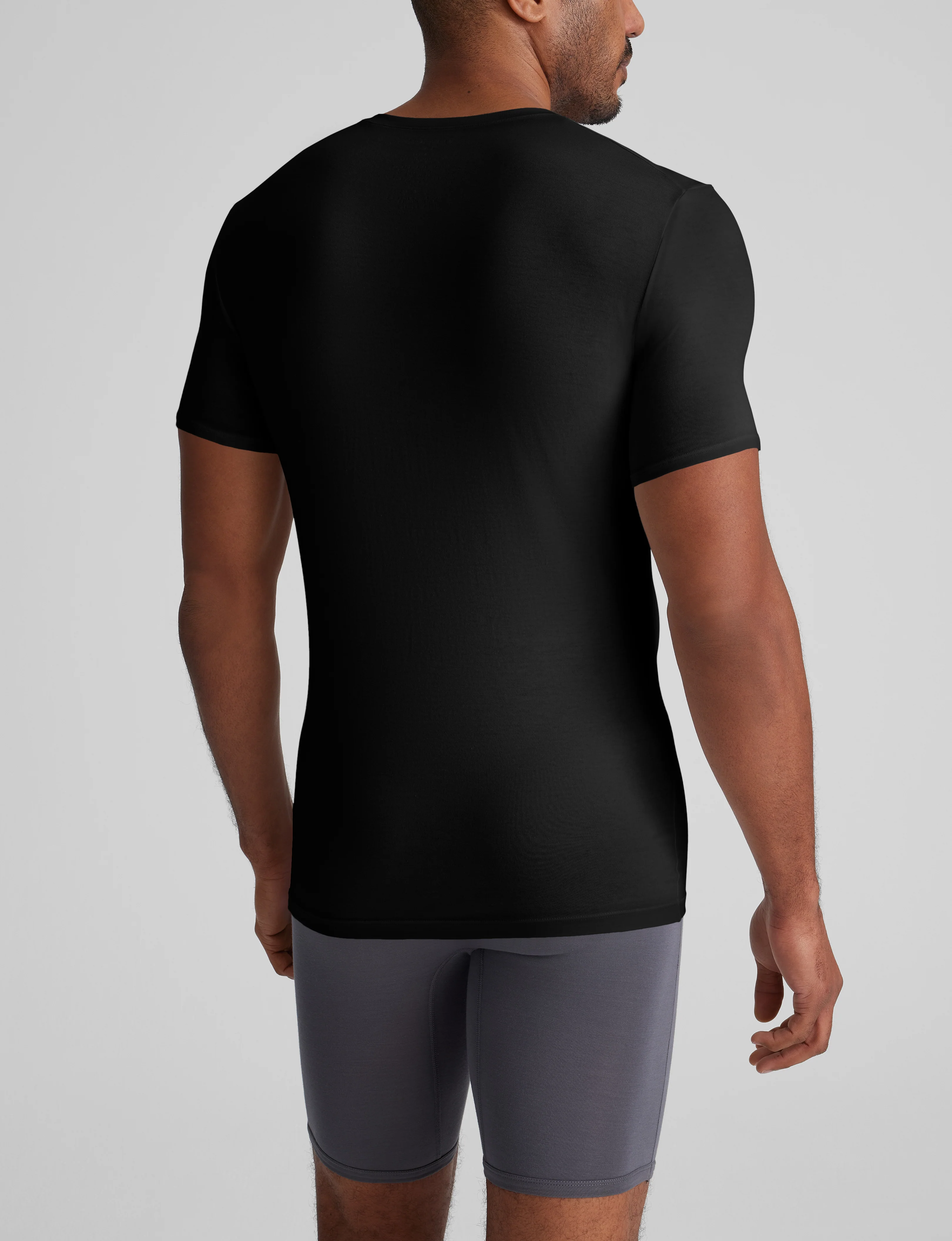 Cool Cotton High V-Neck Stay-Tucked Undershirt (6-Pack) - Image 4