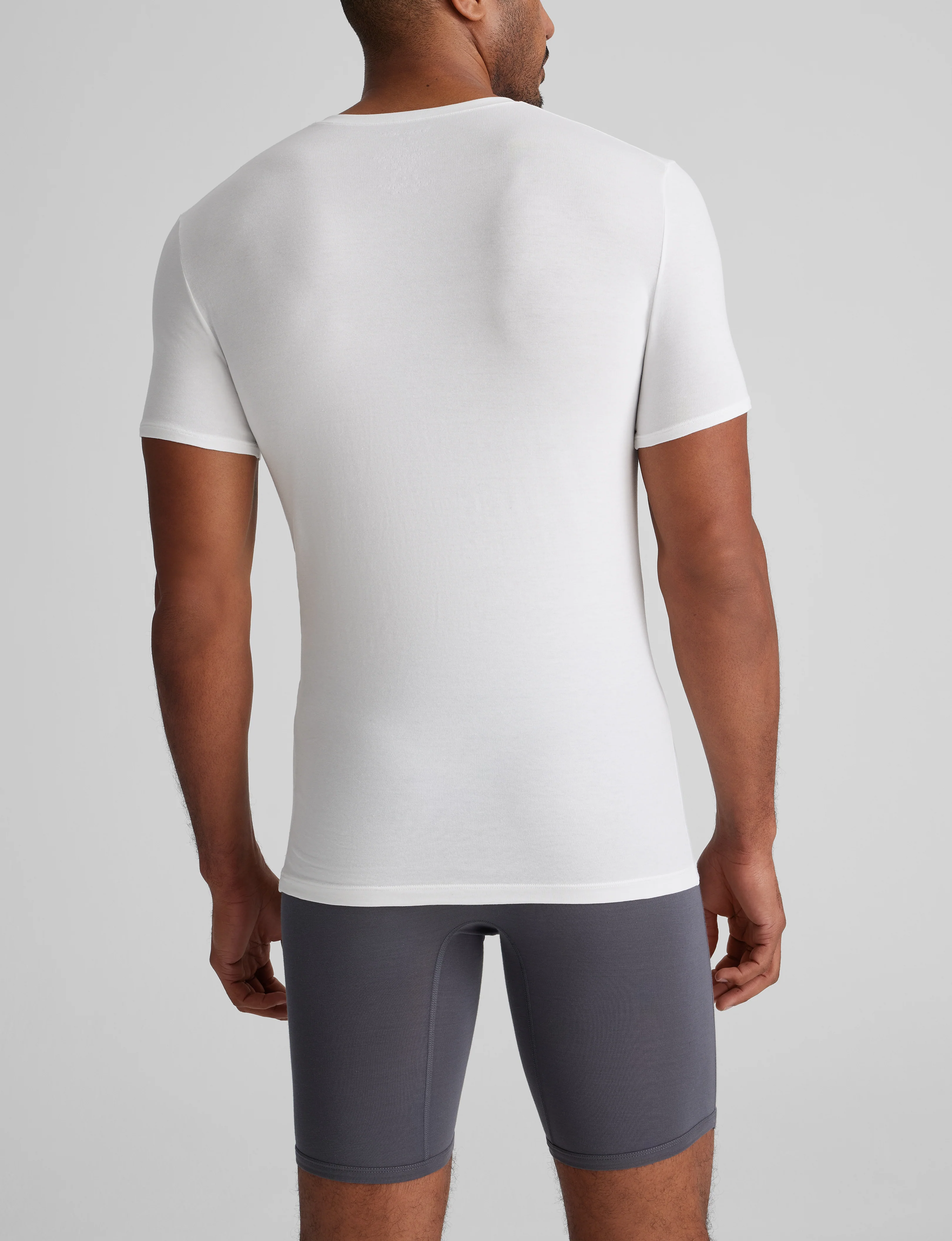Cool Cotton High V-Neck Stay-Tucked Undershirt (6-Pack) - Image 7