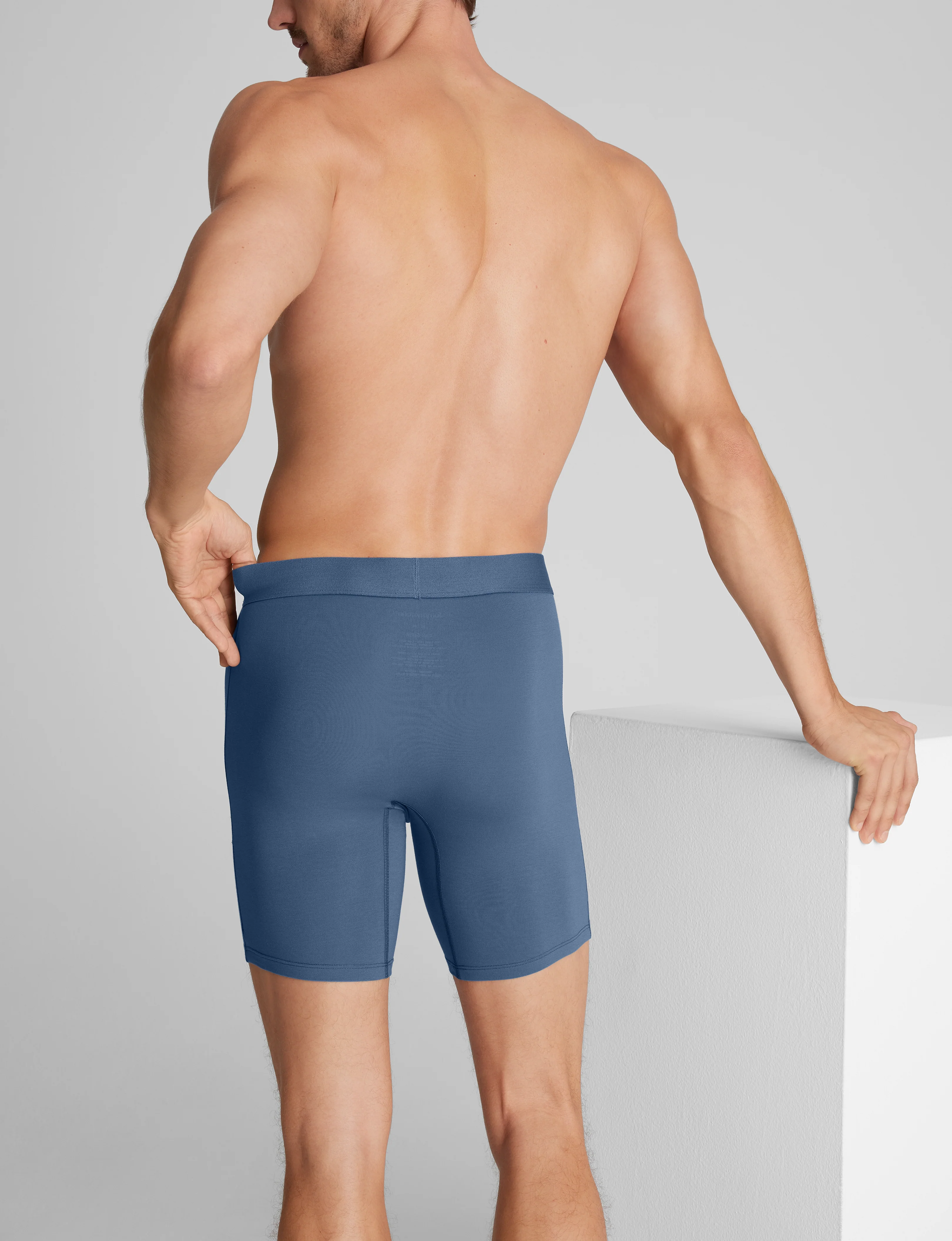 Cool Cotton Mid-Length Boxer Brief 6" (3-Pack) - Image 35