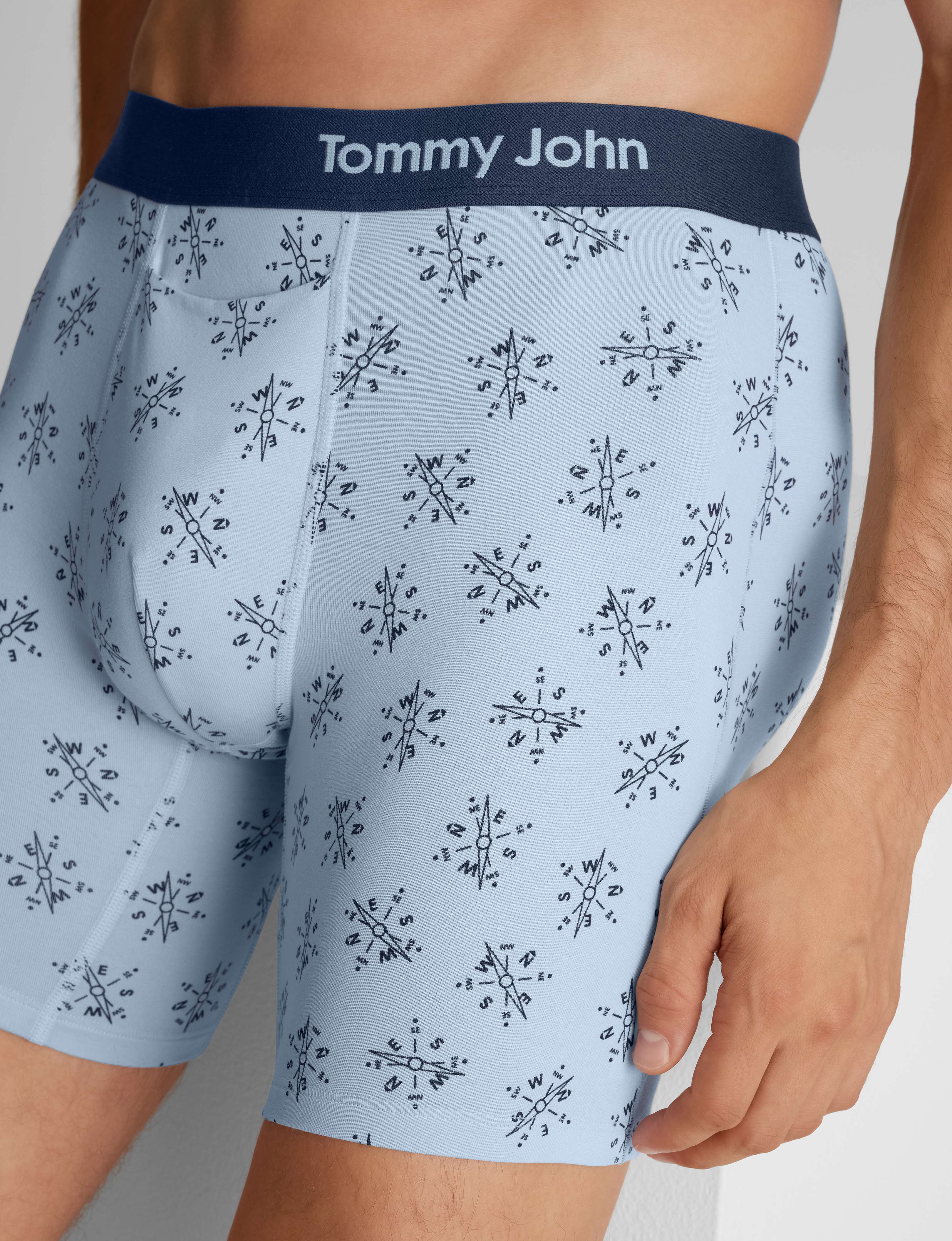 Cool Cotton Mid-Length Boxer Brief 6" - Image 4