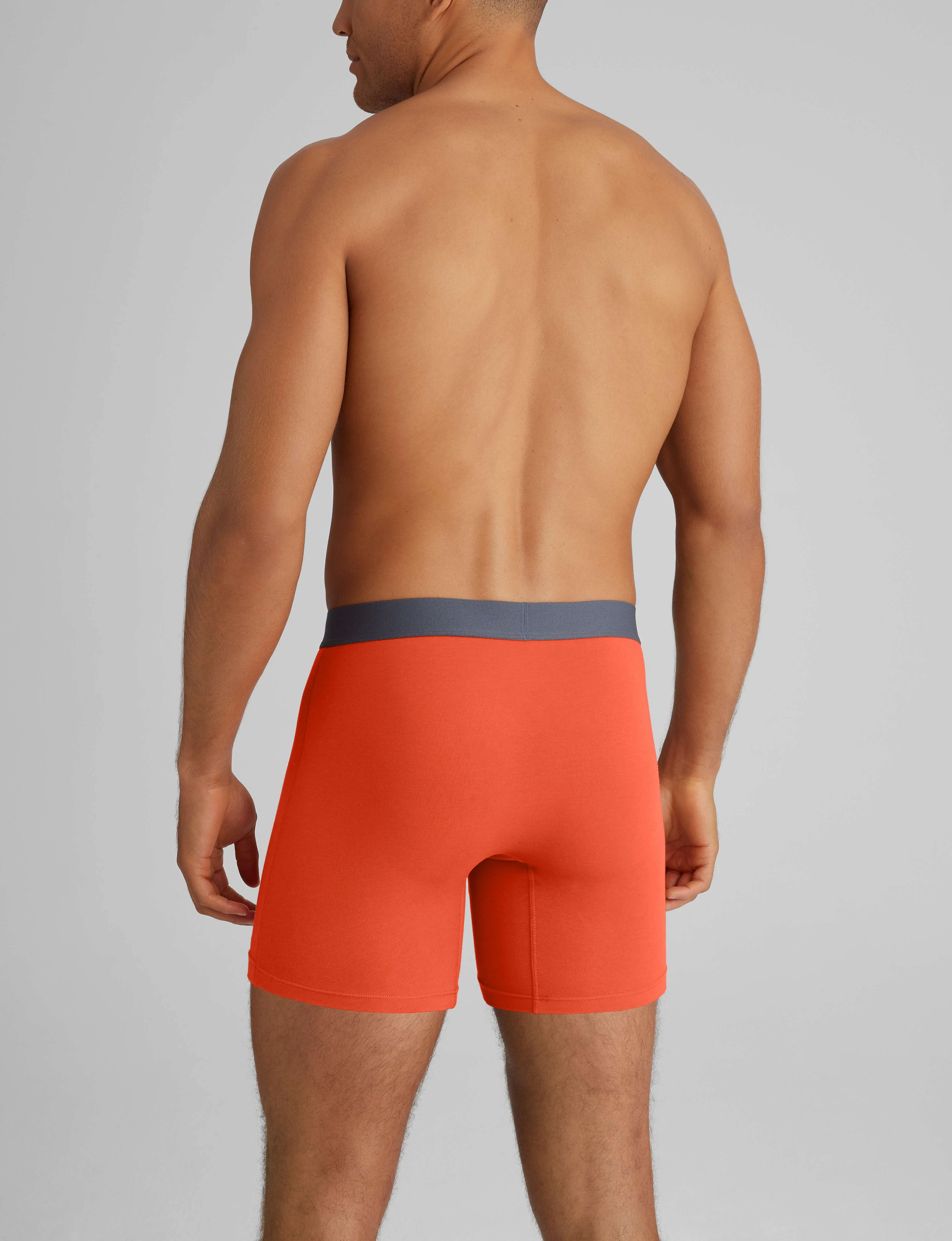 Cool Cotton Mid-Length Boxer Brief 6" - Image 40
