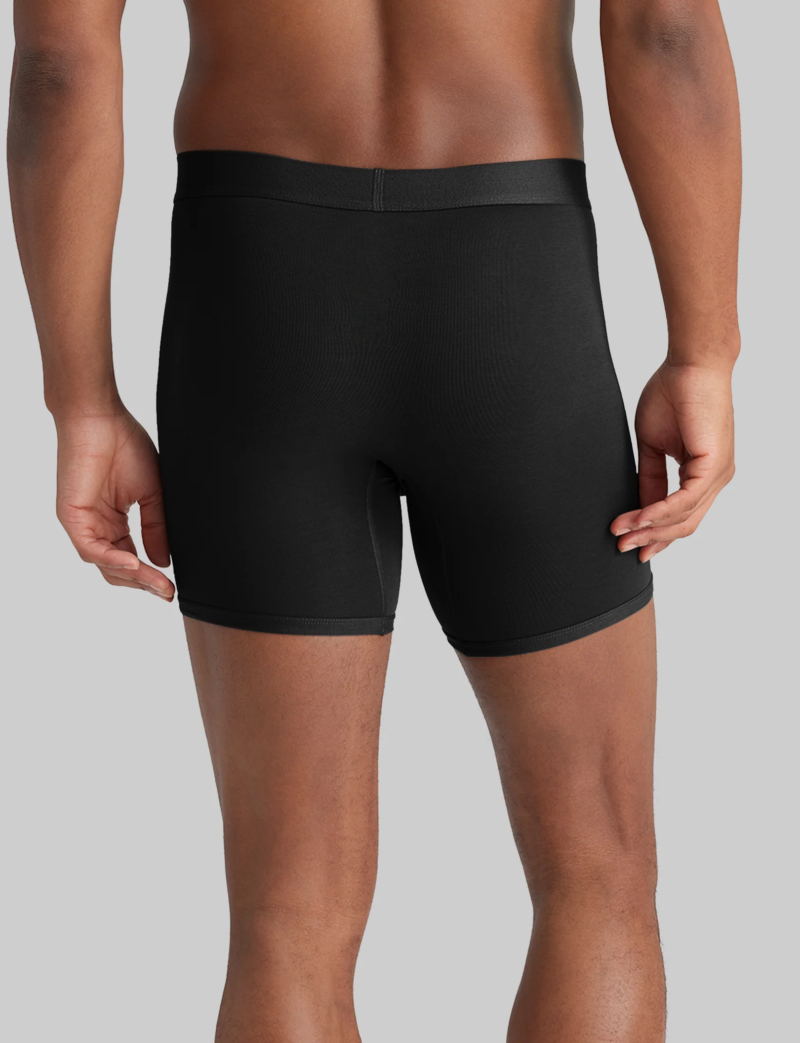 Cool Cotton Mid-Length Boxer Brief 6" - Image 9