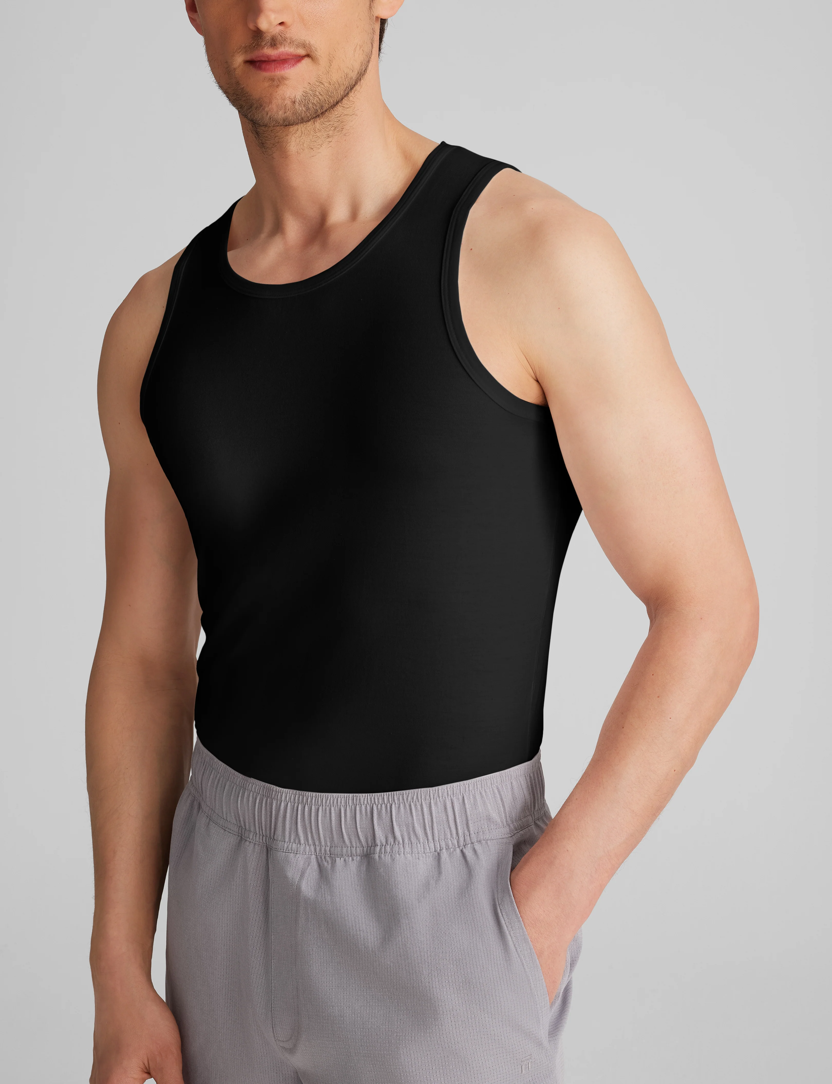 Cool Cotton Tank Stay-Tucked Undershirt (6-Pack) - Image 6