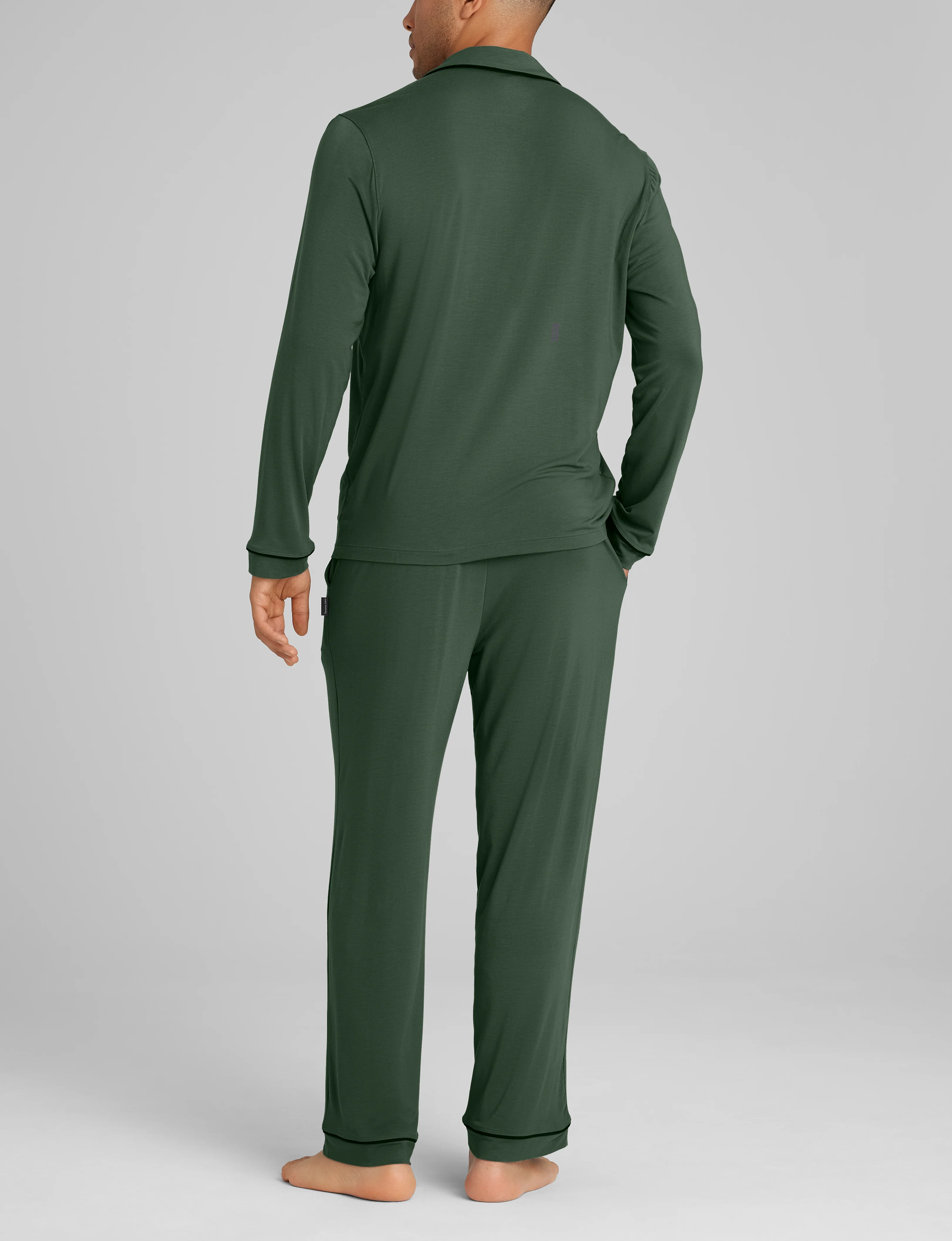 Downtime Long Sleeve Pajama Top & Pant Set - Image 12