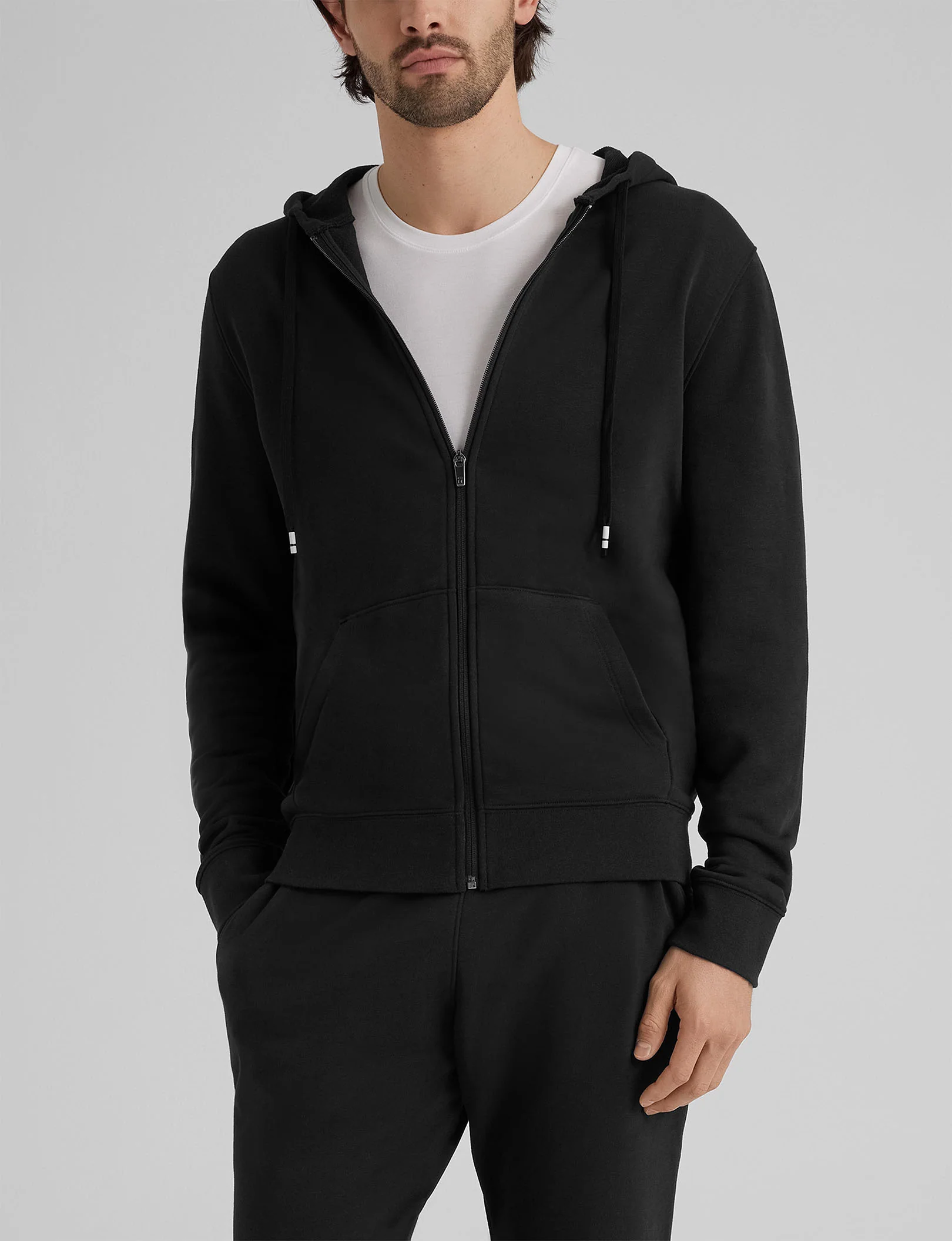 French Terry Full Zip Hoodie - Image 2