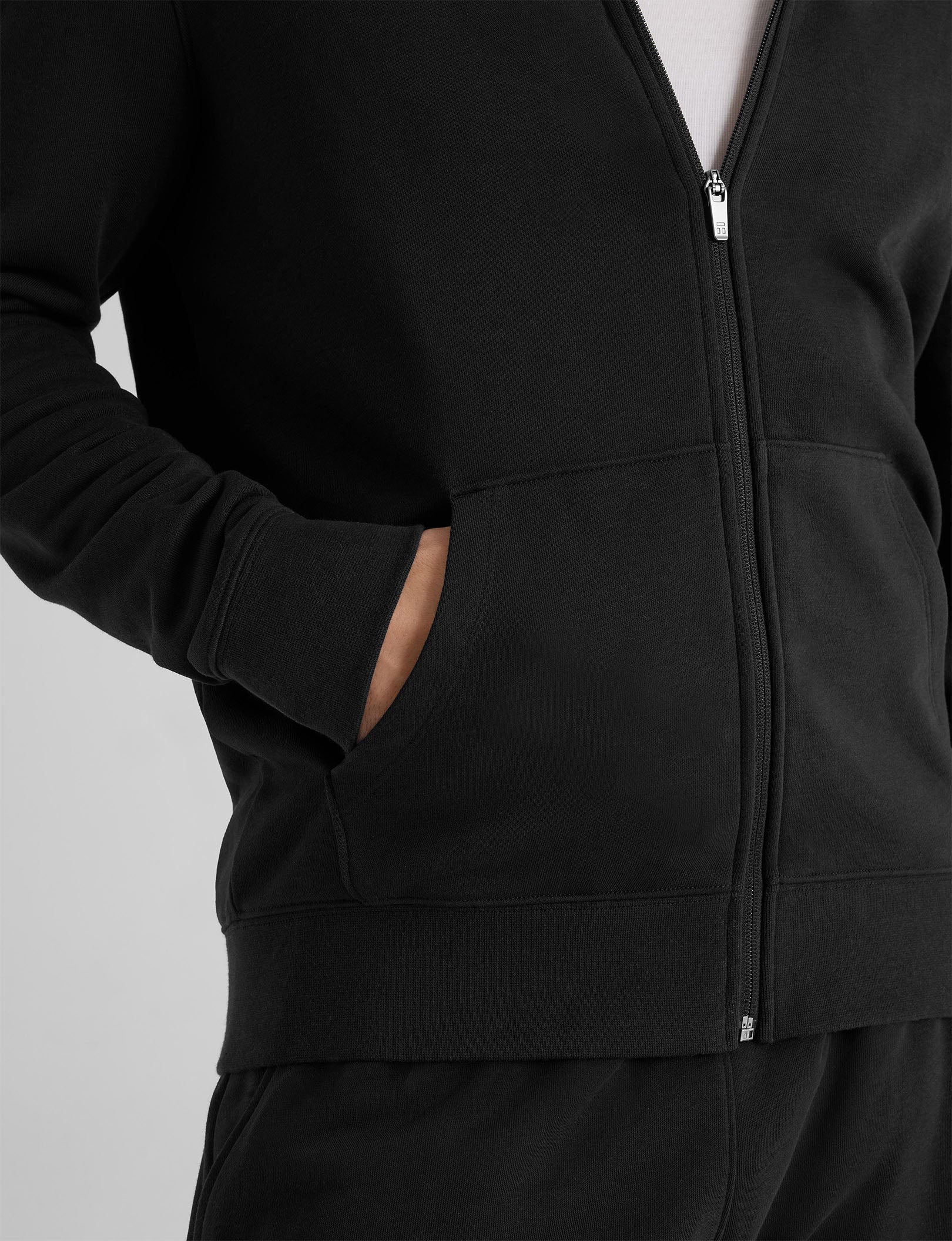 French Terry Full Zip Hoodie - Image 4