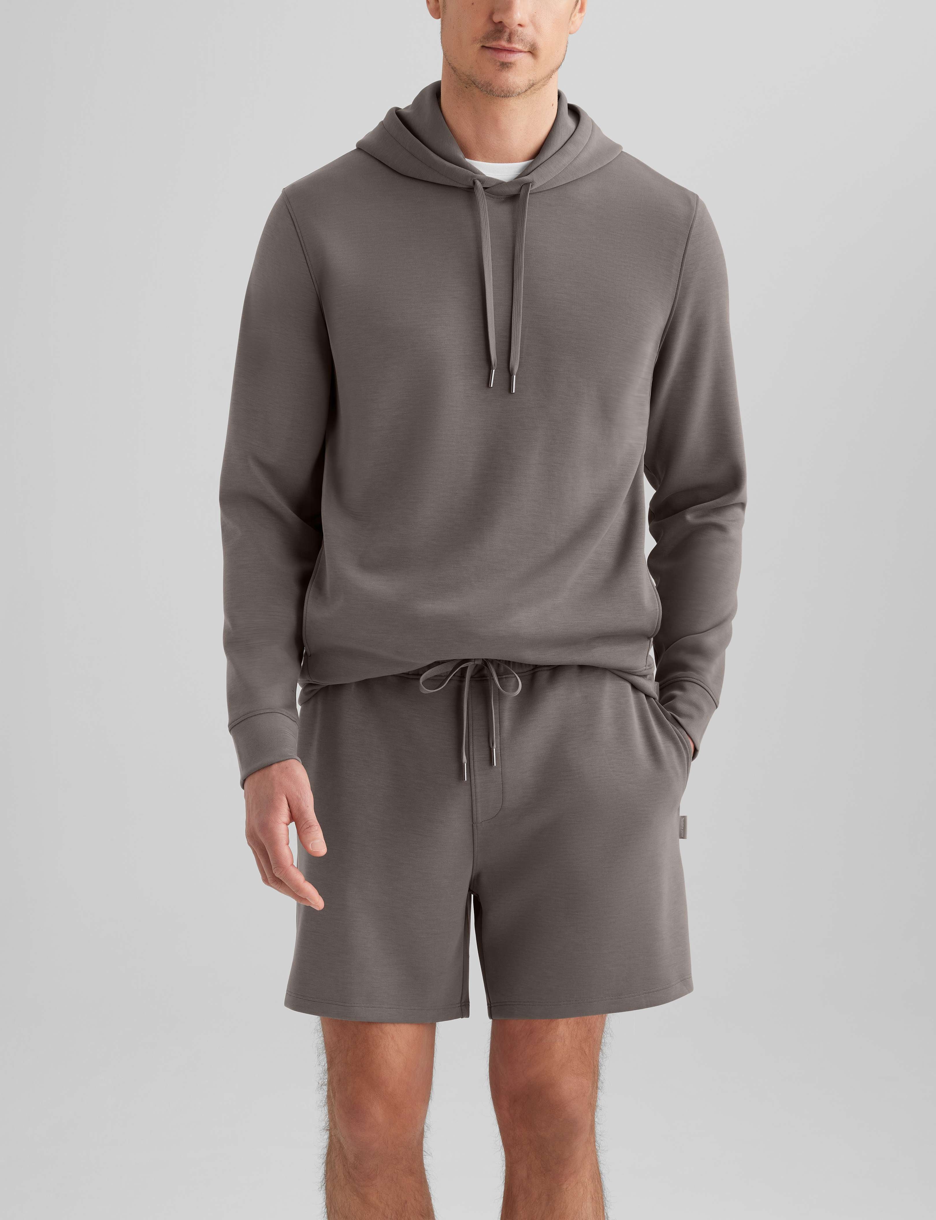 Luxe Traveler Knit Hoodie & Short Set - Image 5
