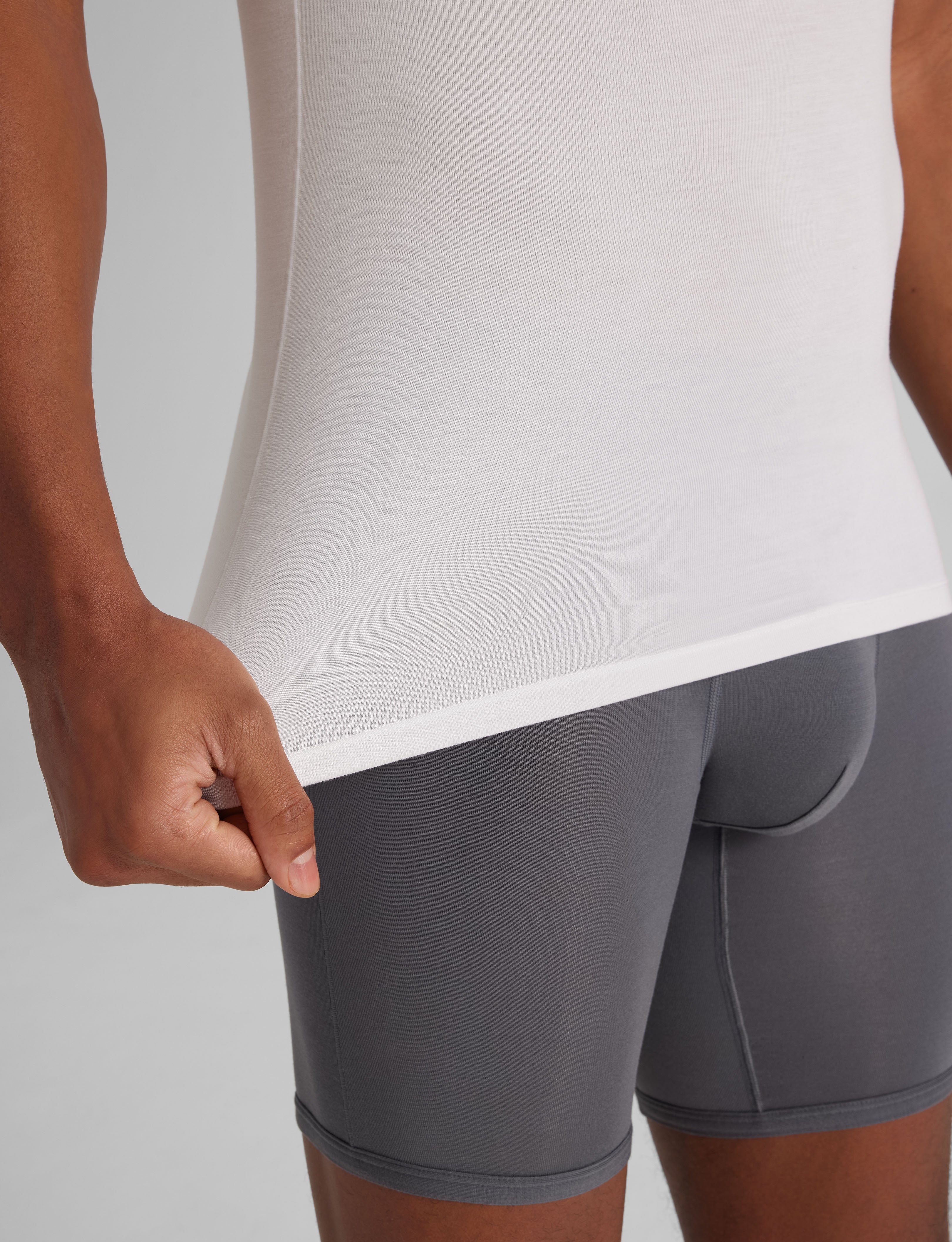 Second Skin Crew Neck Stay-Tucked Undershirt - Image 6
