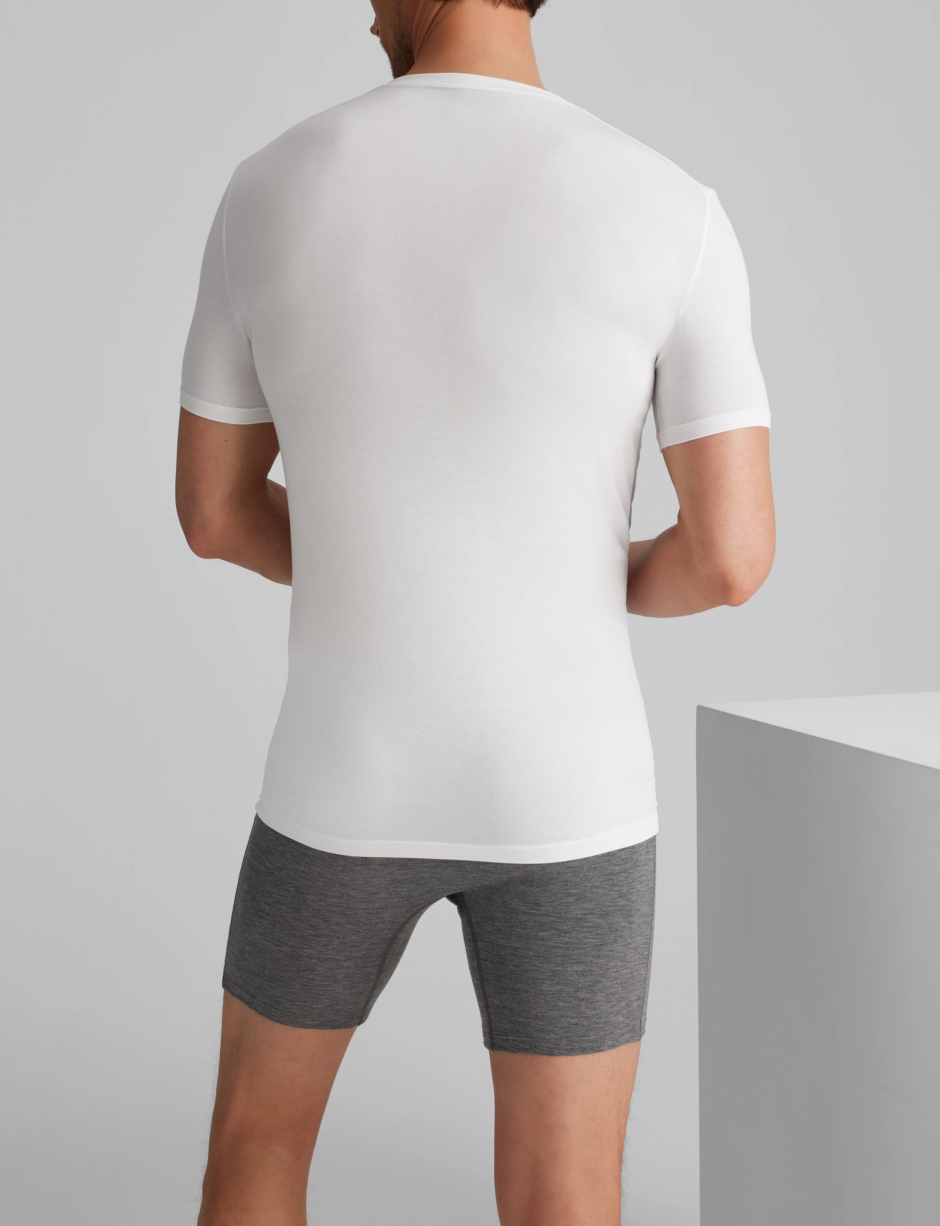 Second Skin Deep V-Neck Stay-Tucked Undershirt - Image 6