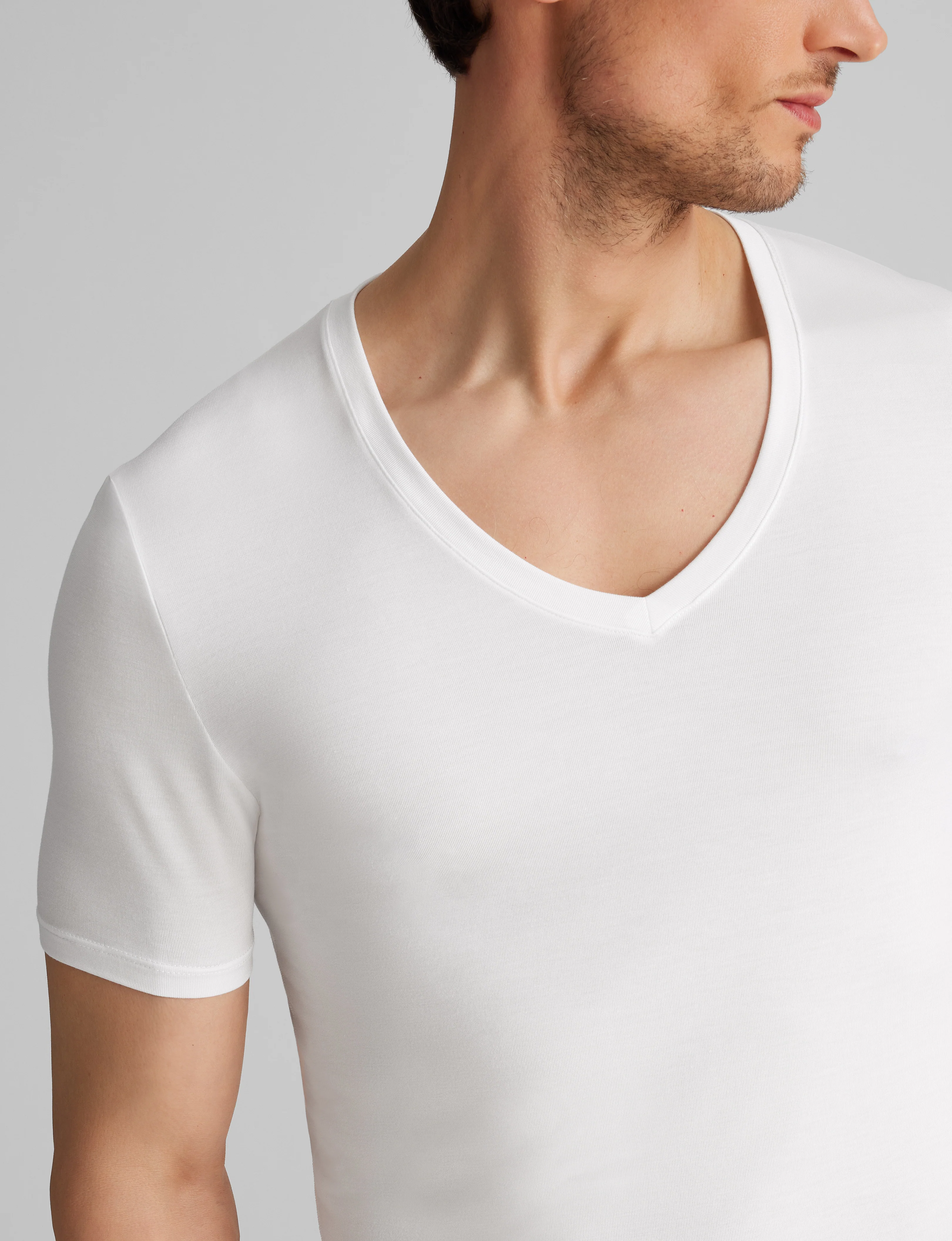 Second Skin Deep V-Neck Stay-Tucked Undershirt (3-Pack) - Image 9