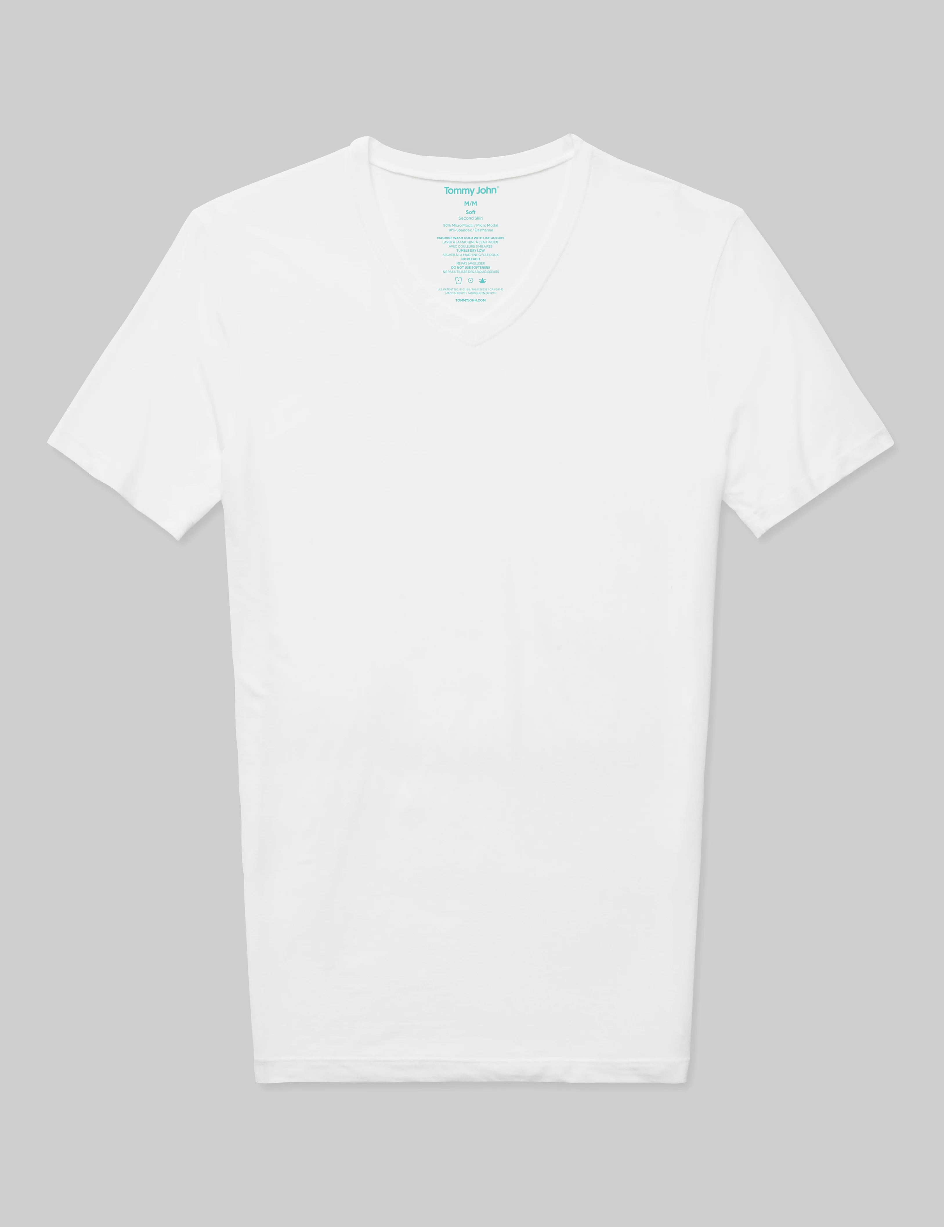 Second Skin High V-Neck Stay-Tucked Undershirt - Image 10