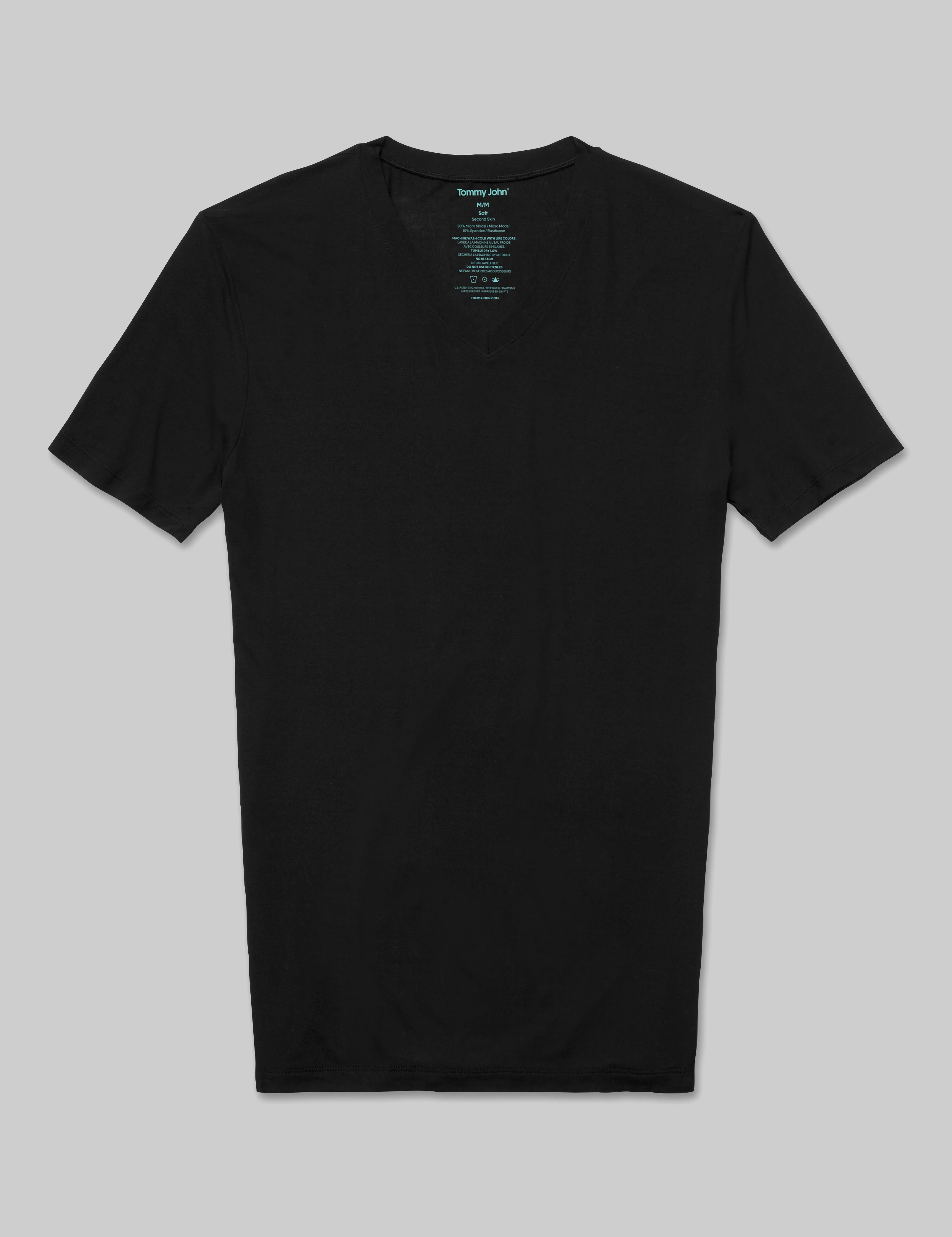 Second Skin High V-Neck Stay-Tucked Undershirt - Image 9