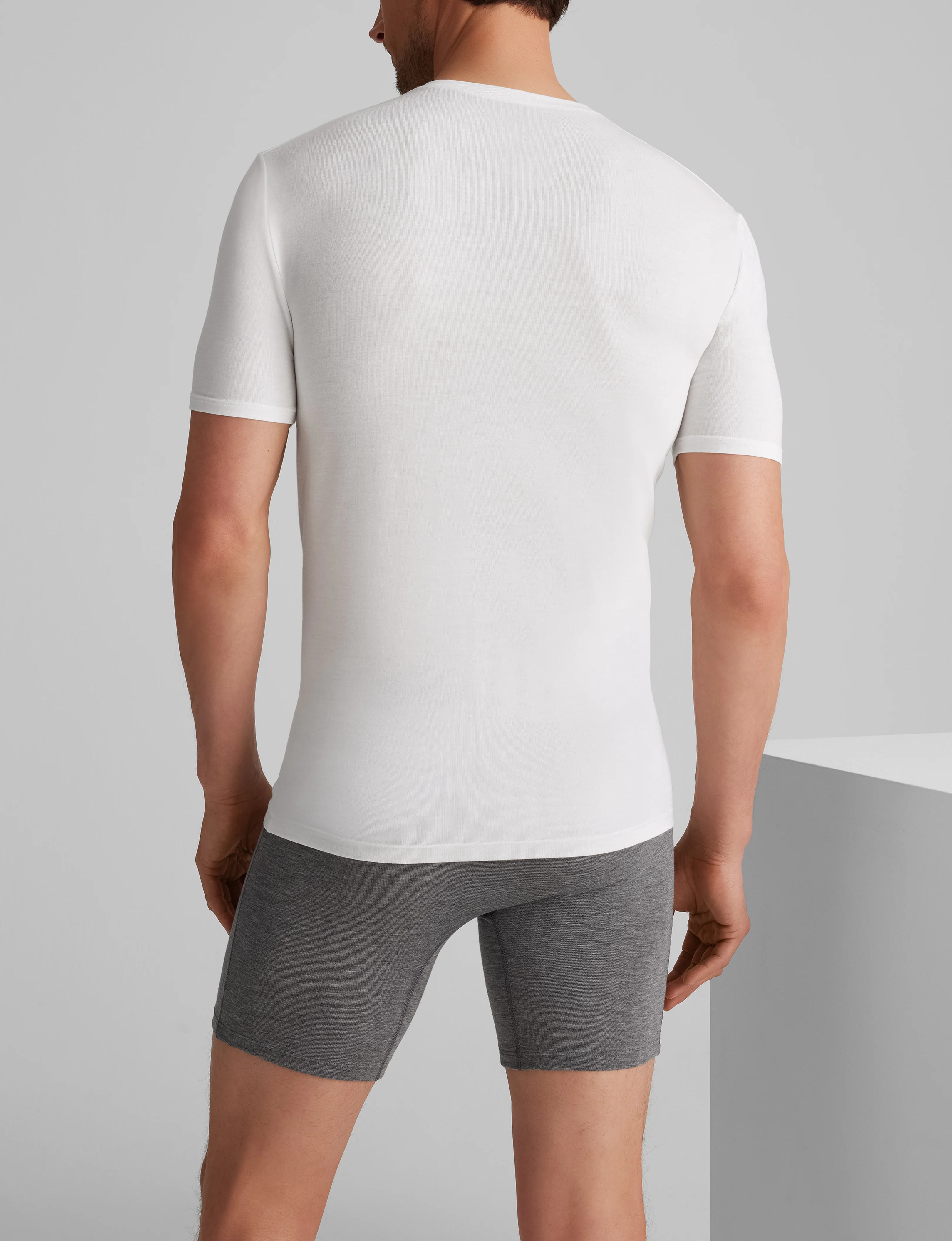 Second Skin High V-Neck Stay-Tucked Undershirt (6-Pack) - Image 8