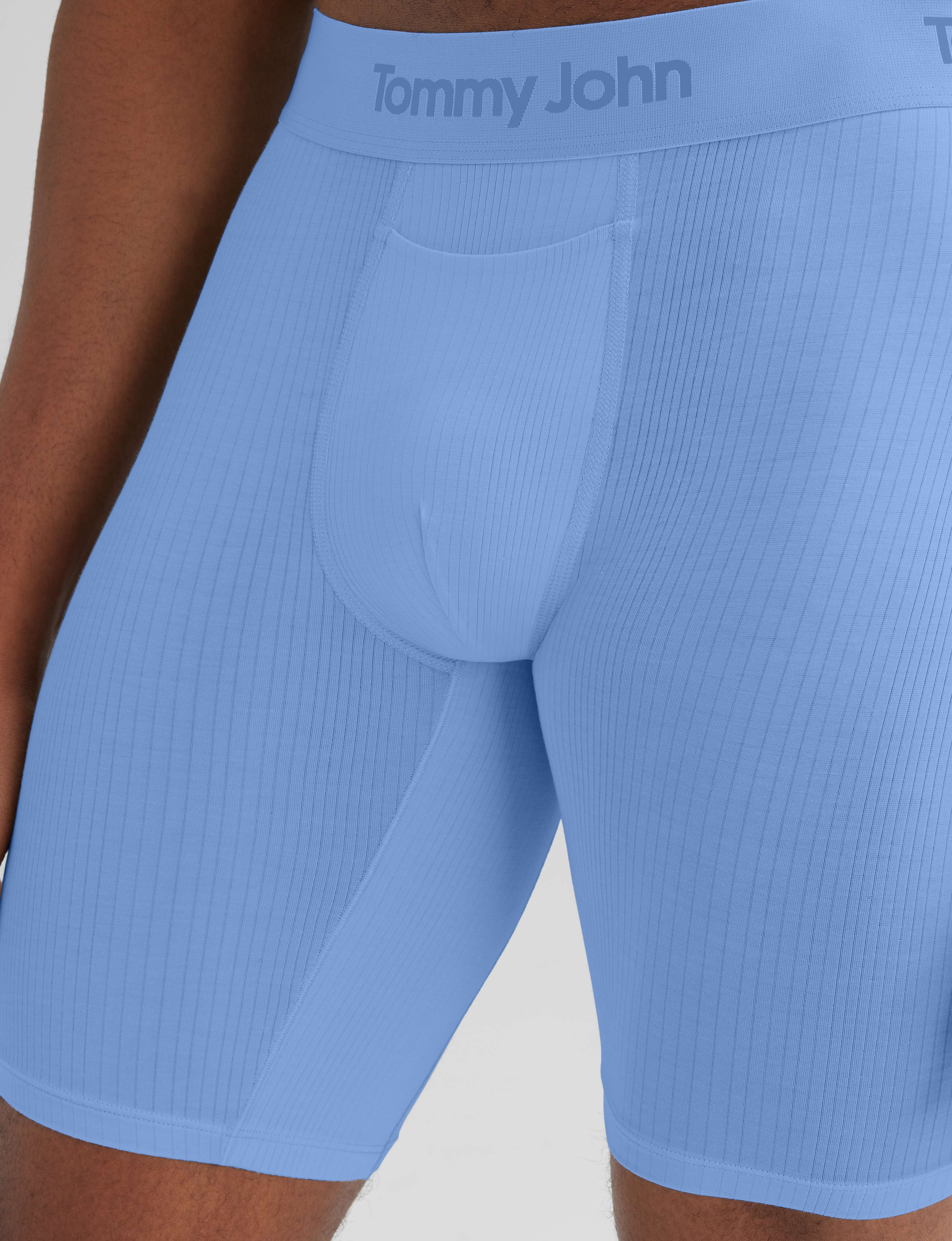 Second Skin Luxe Rib Boxer Brief 8" - Image 15