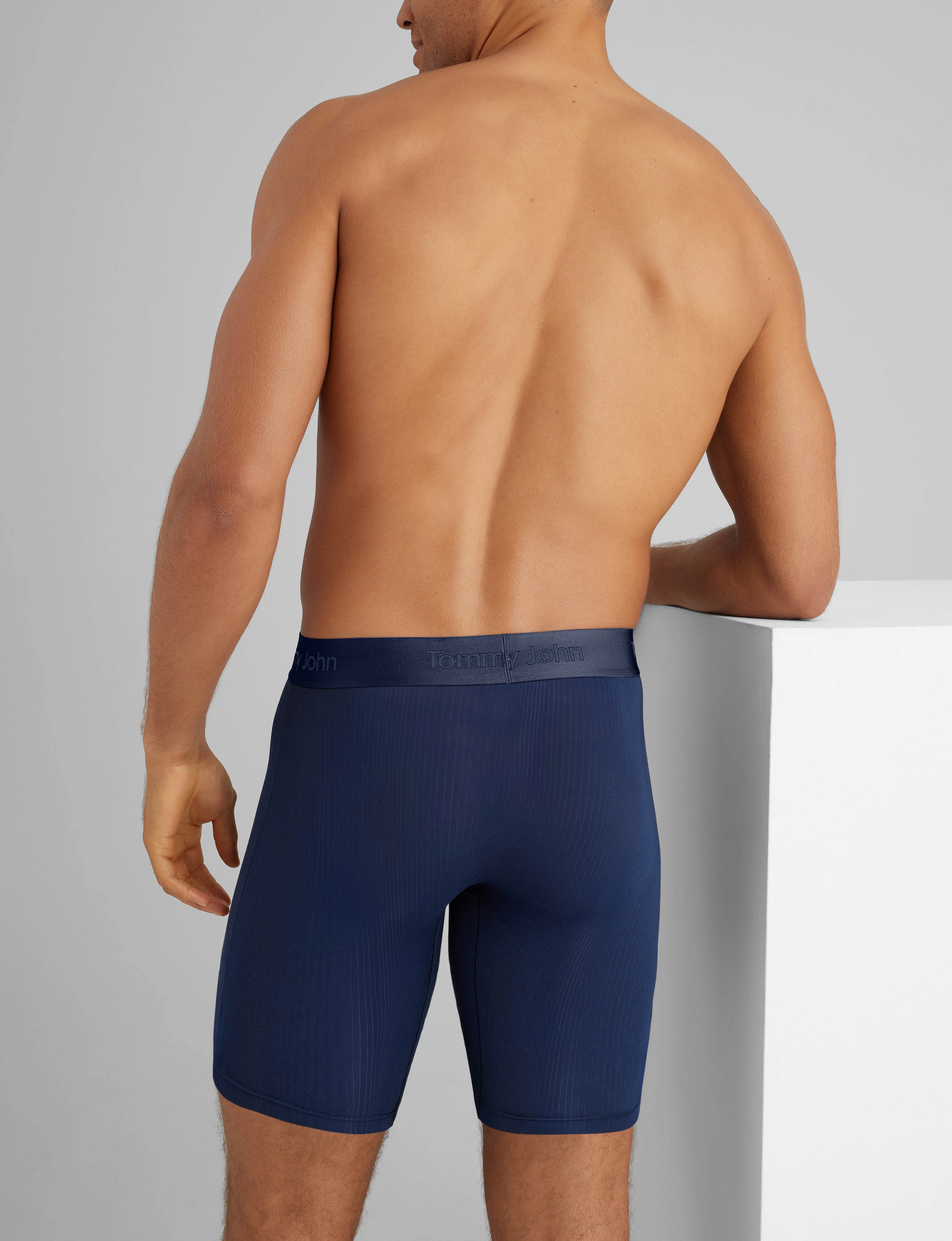 Second Skin Luxe Rib Boxer Brief 8" (3-Pack) - Image 18