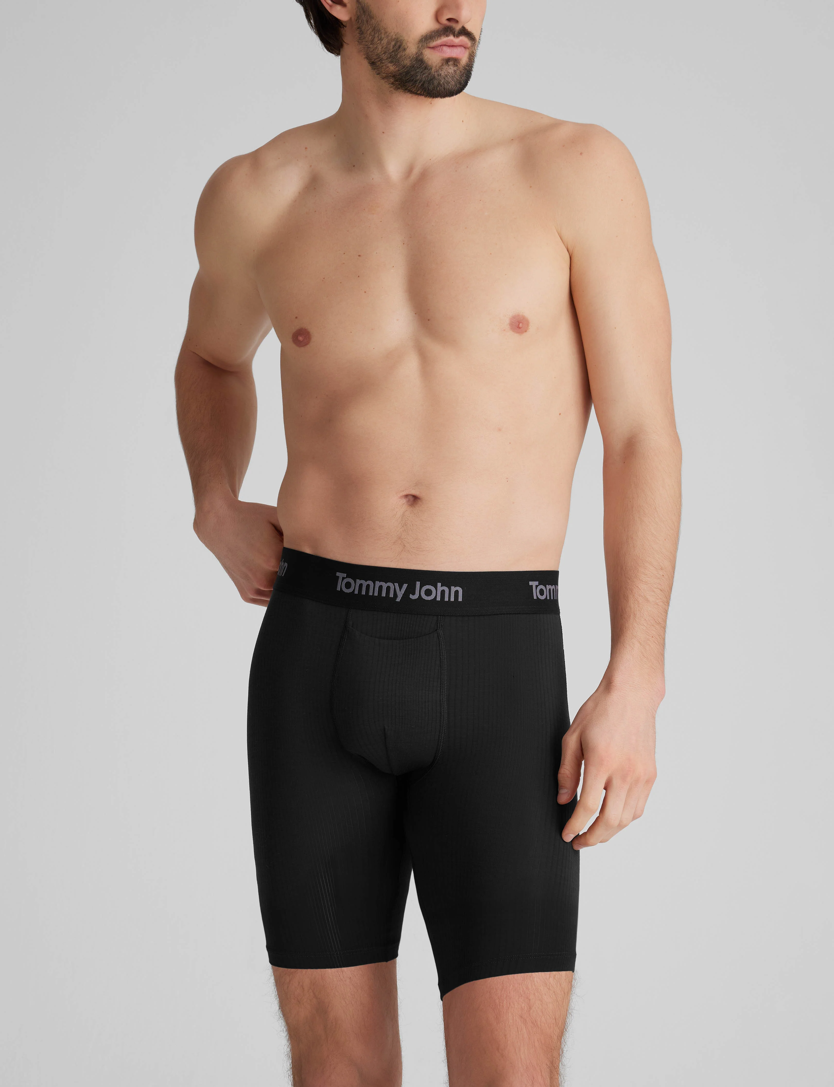 Second Skin Luxe Rib Boxer Brief 8" (6-Pack) - Image 3