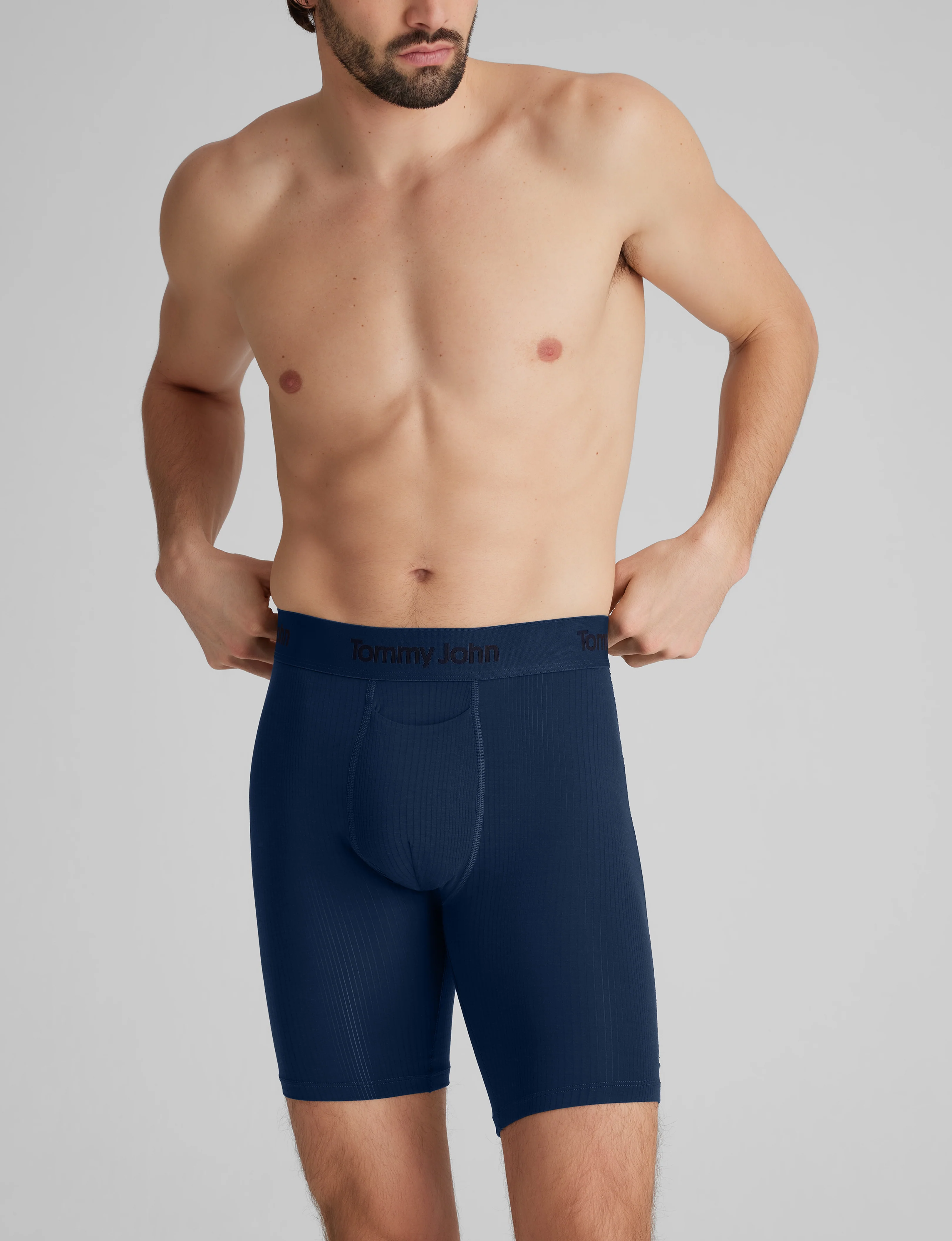 Second Skin Luxe Rib Boxer Brief 8" (6-Pack) - Image 7