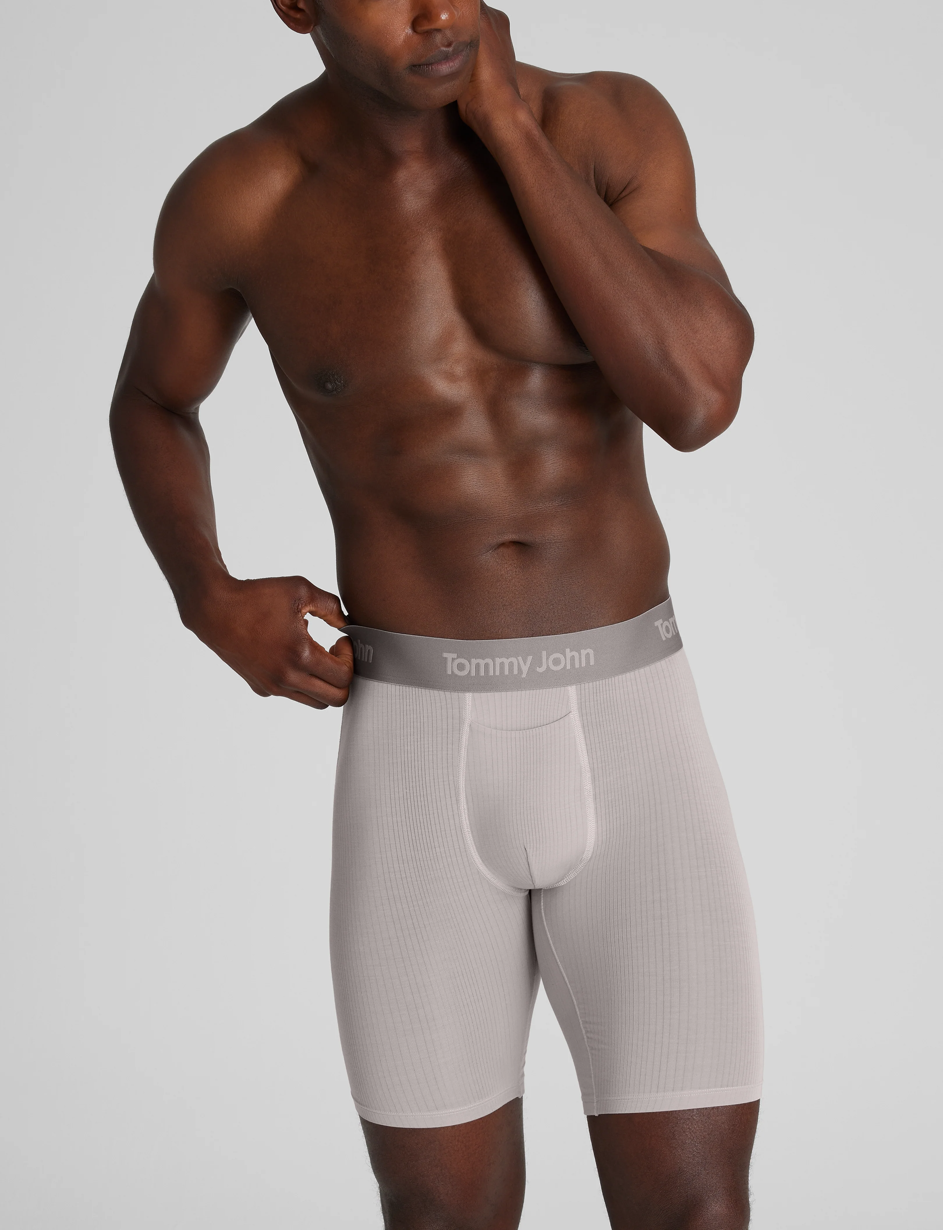 Second Skin Luxe Rib Boxer Brief 8" (6-Pack) - Image 9