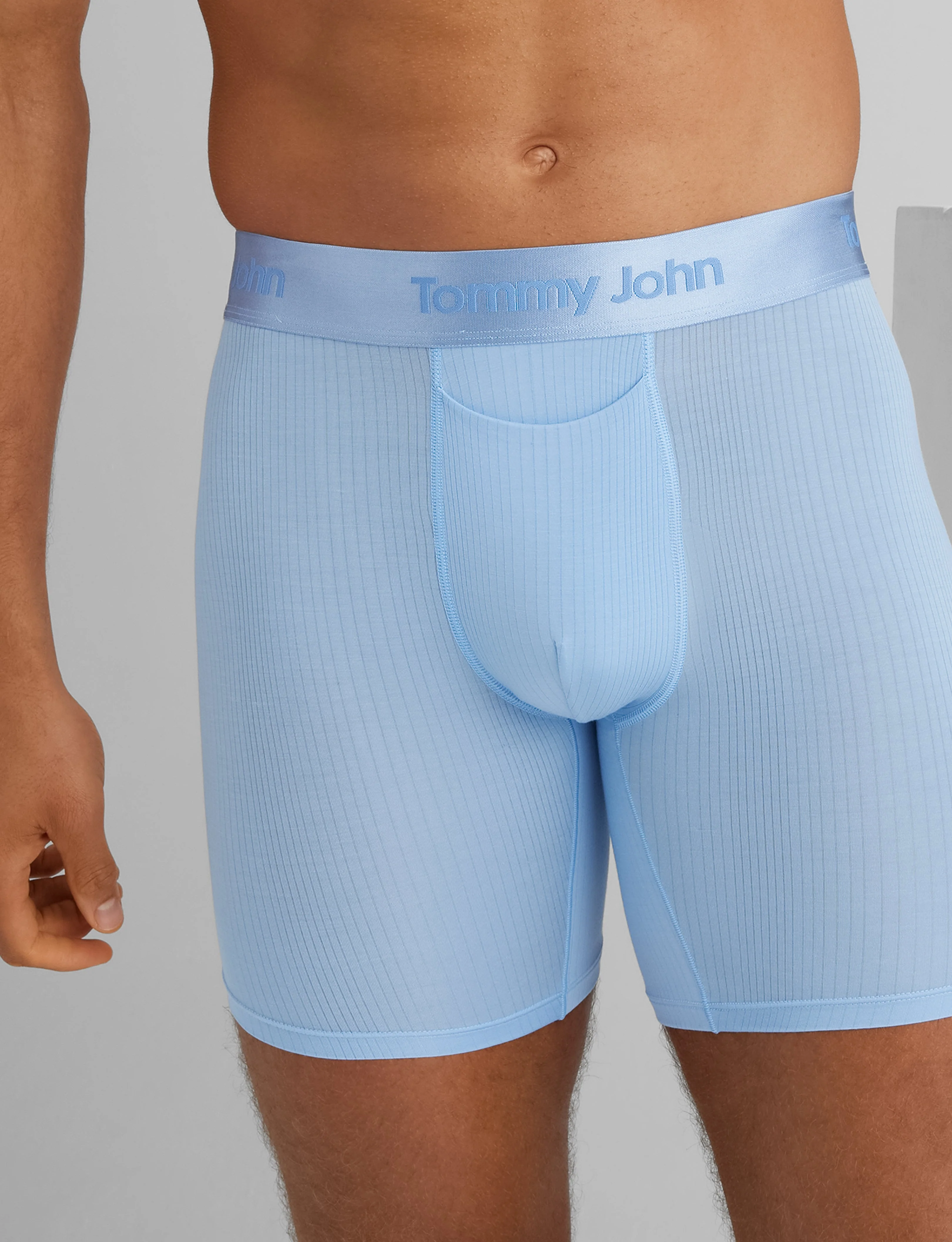 Second Skin Luxe Rib Mid-Length Boxer Brief 6" - Image 13