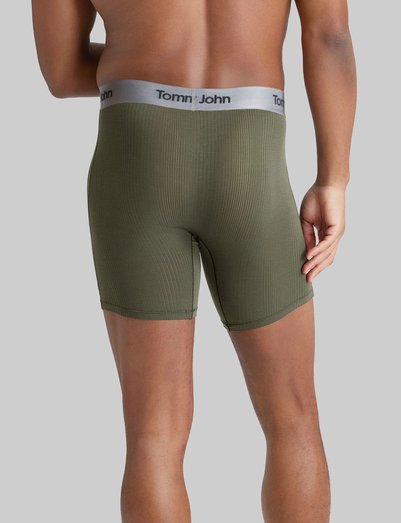 Second Skin Luxe Rib Mid-Length Boxer Brief 6" - Image 22