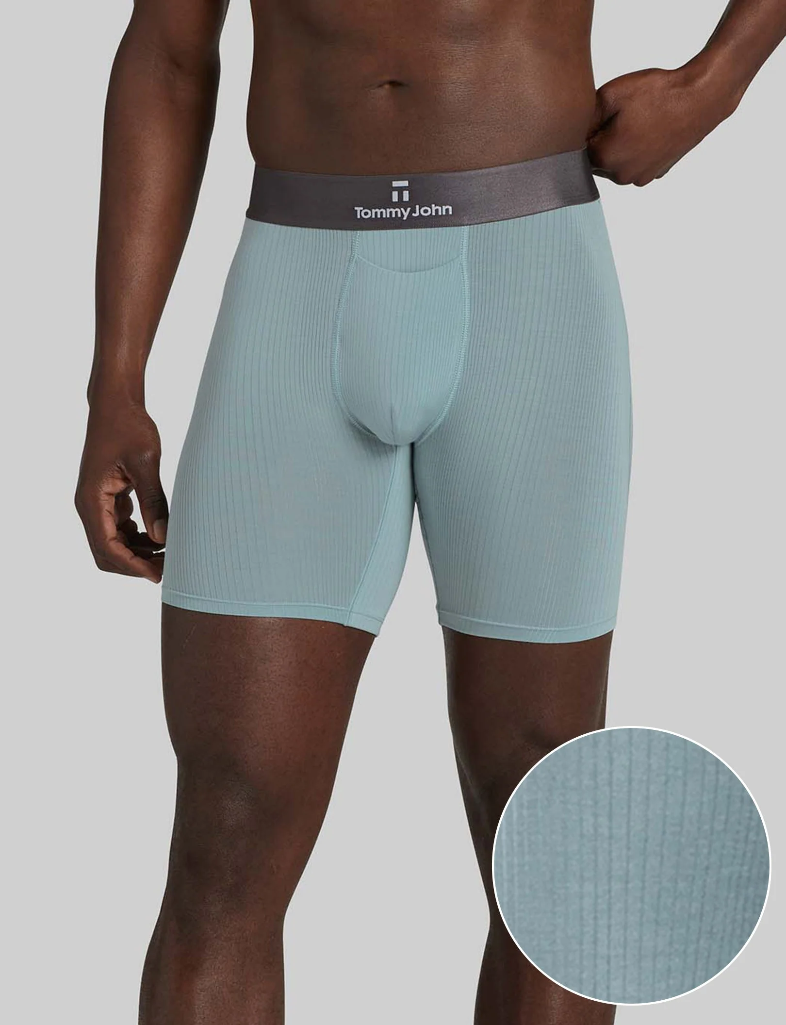 Second Skin Luxe Rib Mid-Length Boxer Brief 6" - Image 29