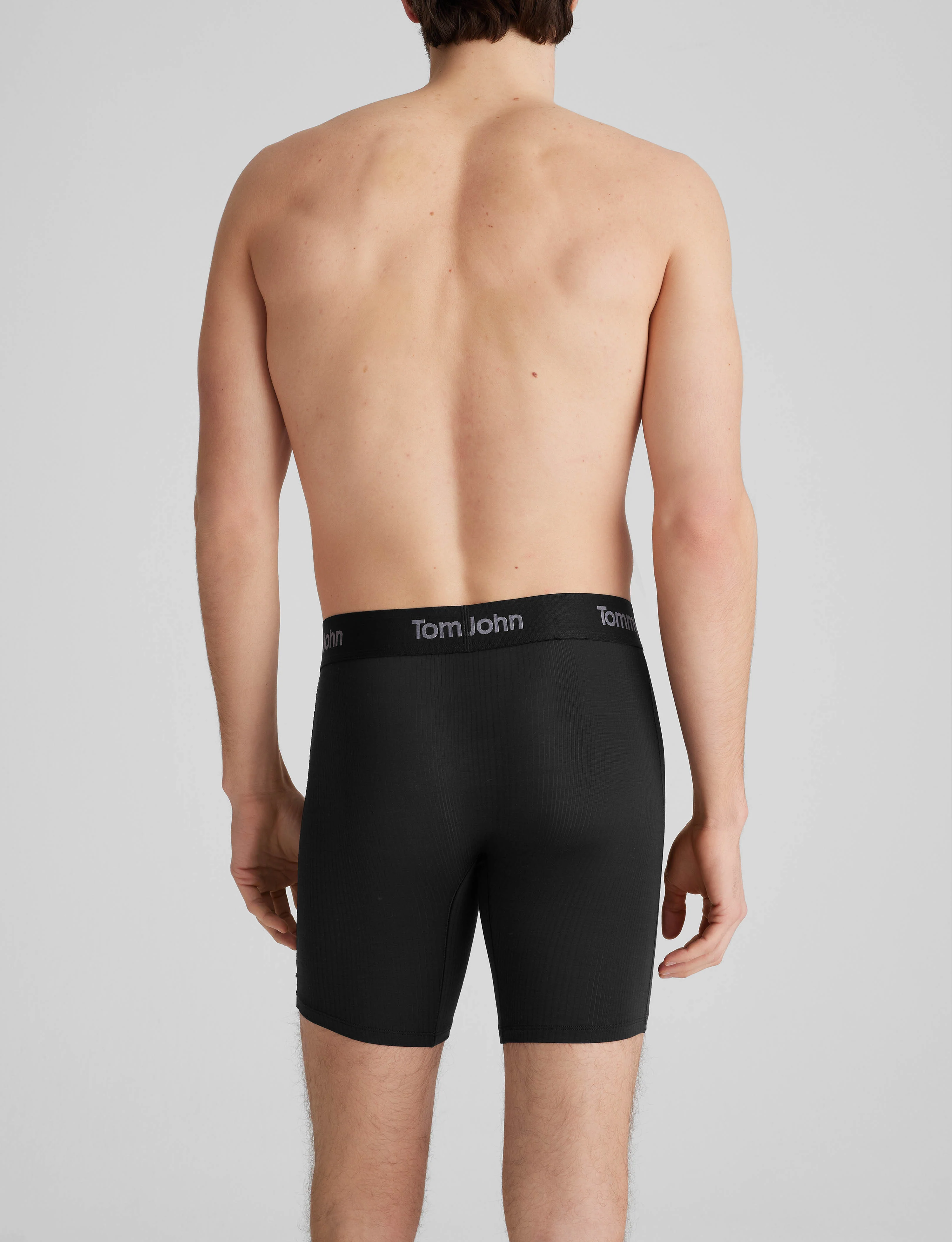 Second Skin Luxe Rib Mid-Length Boxer Brief 6" (3-Pack) - Image 12