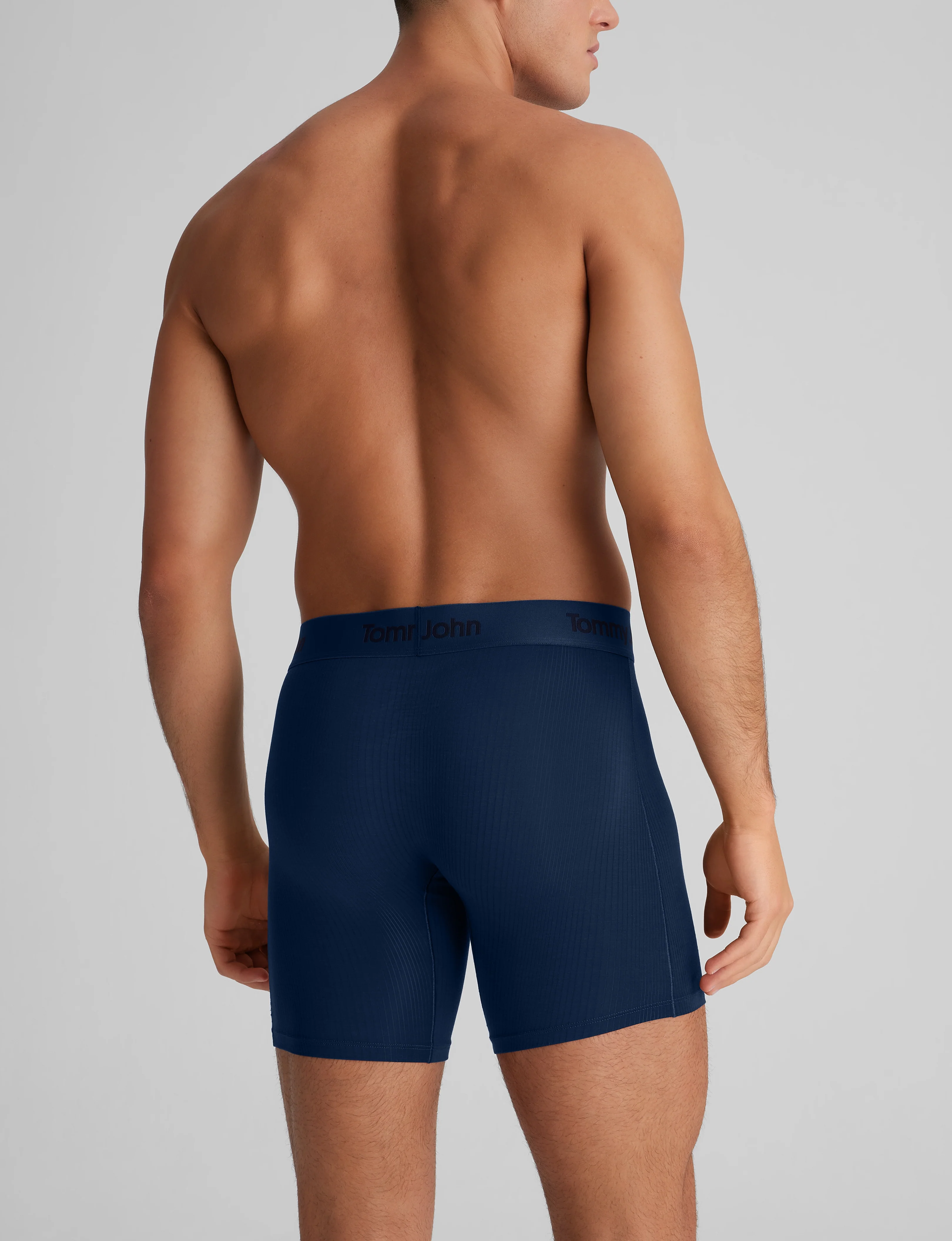 Second Skin Luxe Rib Mid-Length Boxer Brief 6" (3-Pack) - Image 16