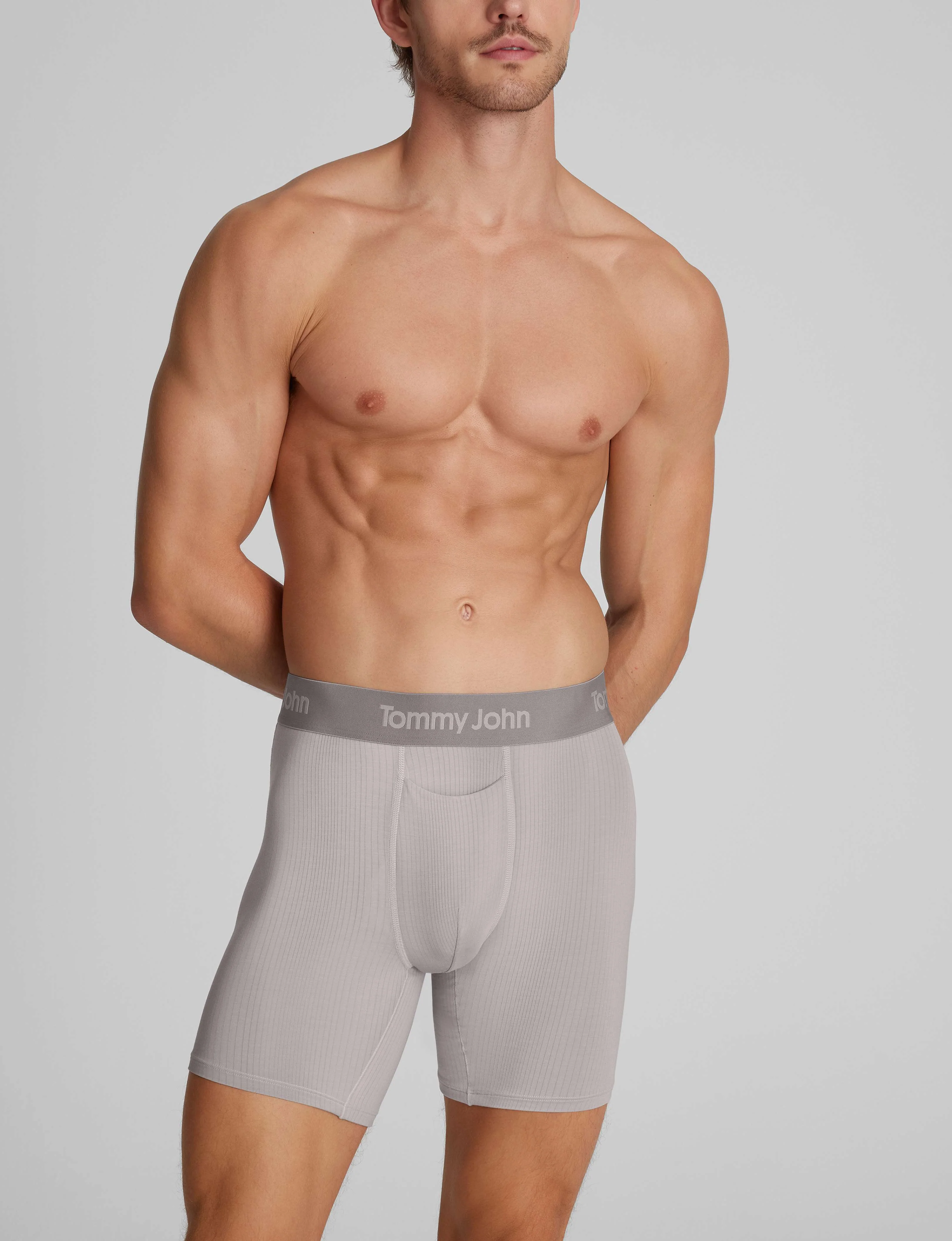 Second Skin Luxe Rib Mid-Length Boxer Brief 6" (3-Pack) - Image 17