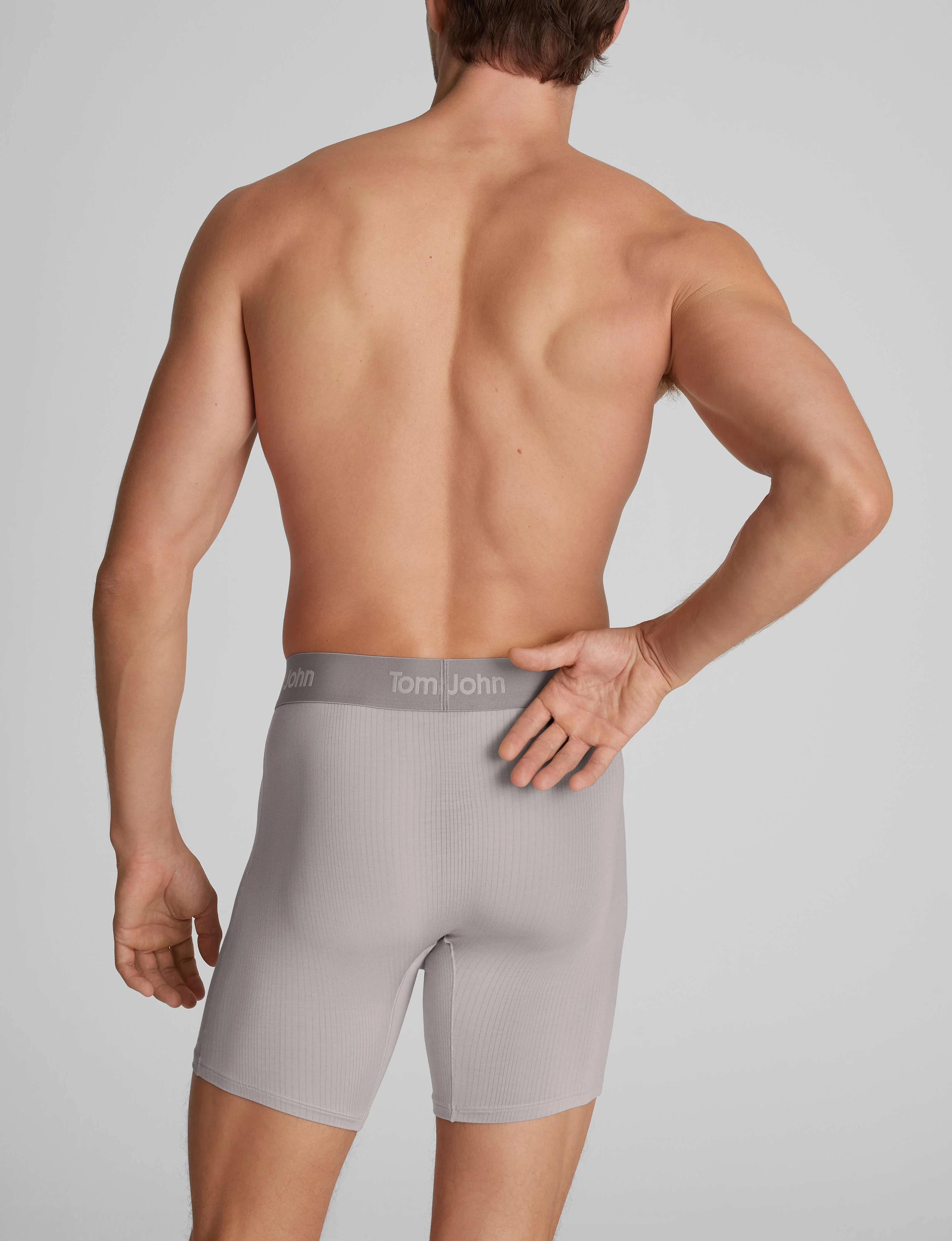 Second Skin Luxe Rib Mid-Length Boxer Brief 6" (3-Pack) - Image 18