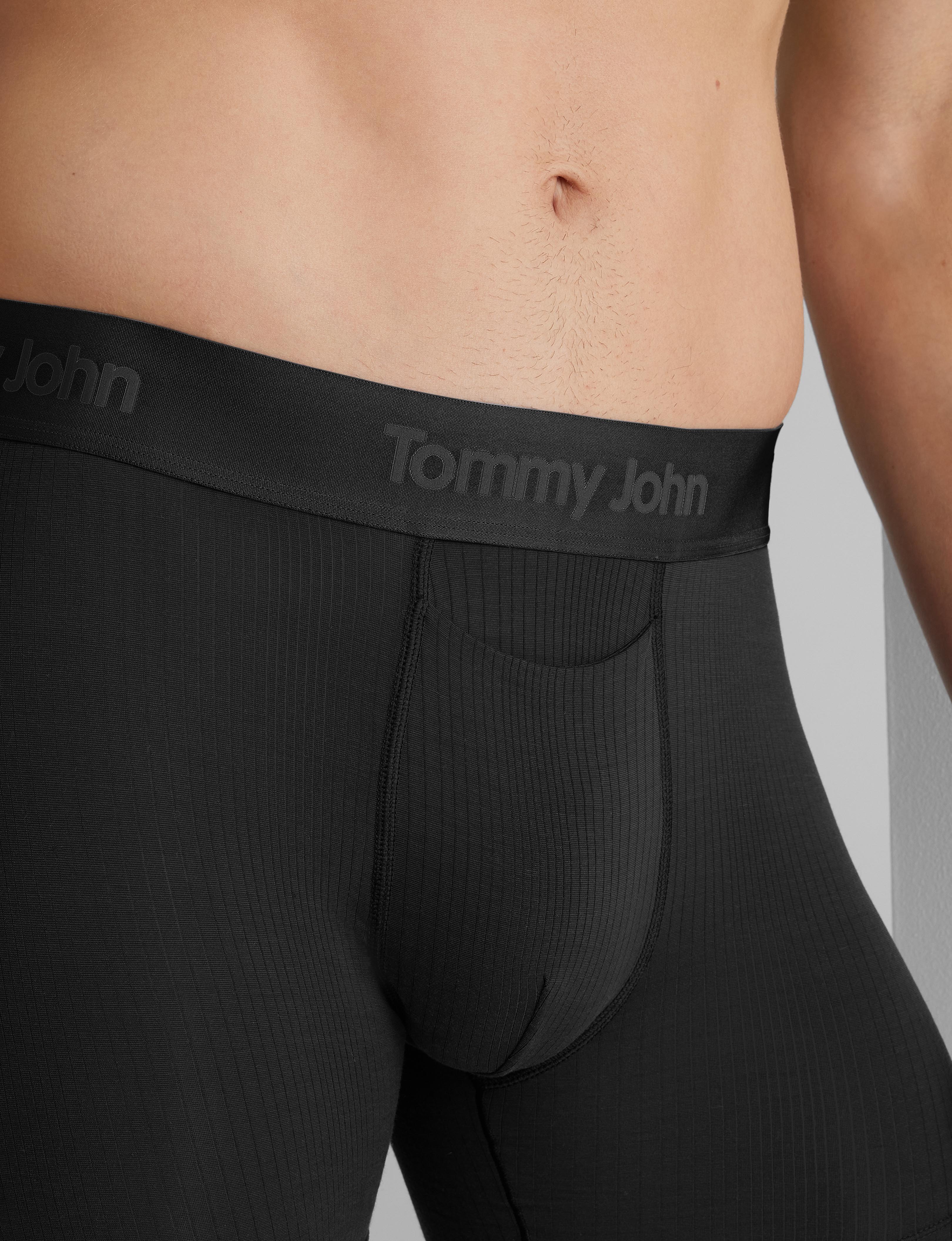 Second Skin Luxe Rib Mid-Length Boxer Brief 6" (3-Pack) - Image 4