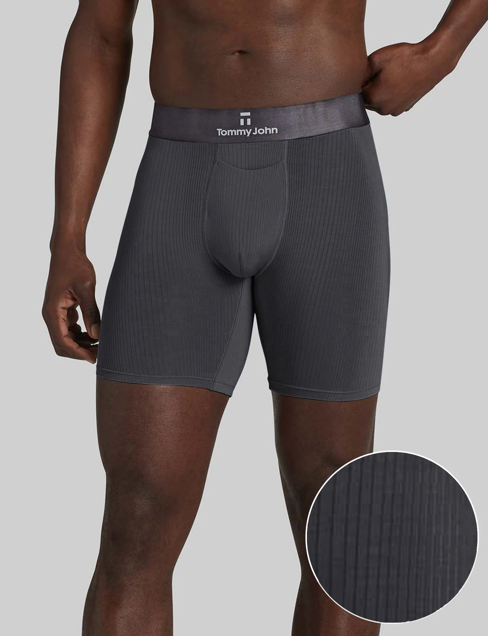 Second Skin Luxe Rib Mid-Length Boxer Brief 6" - Image 30