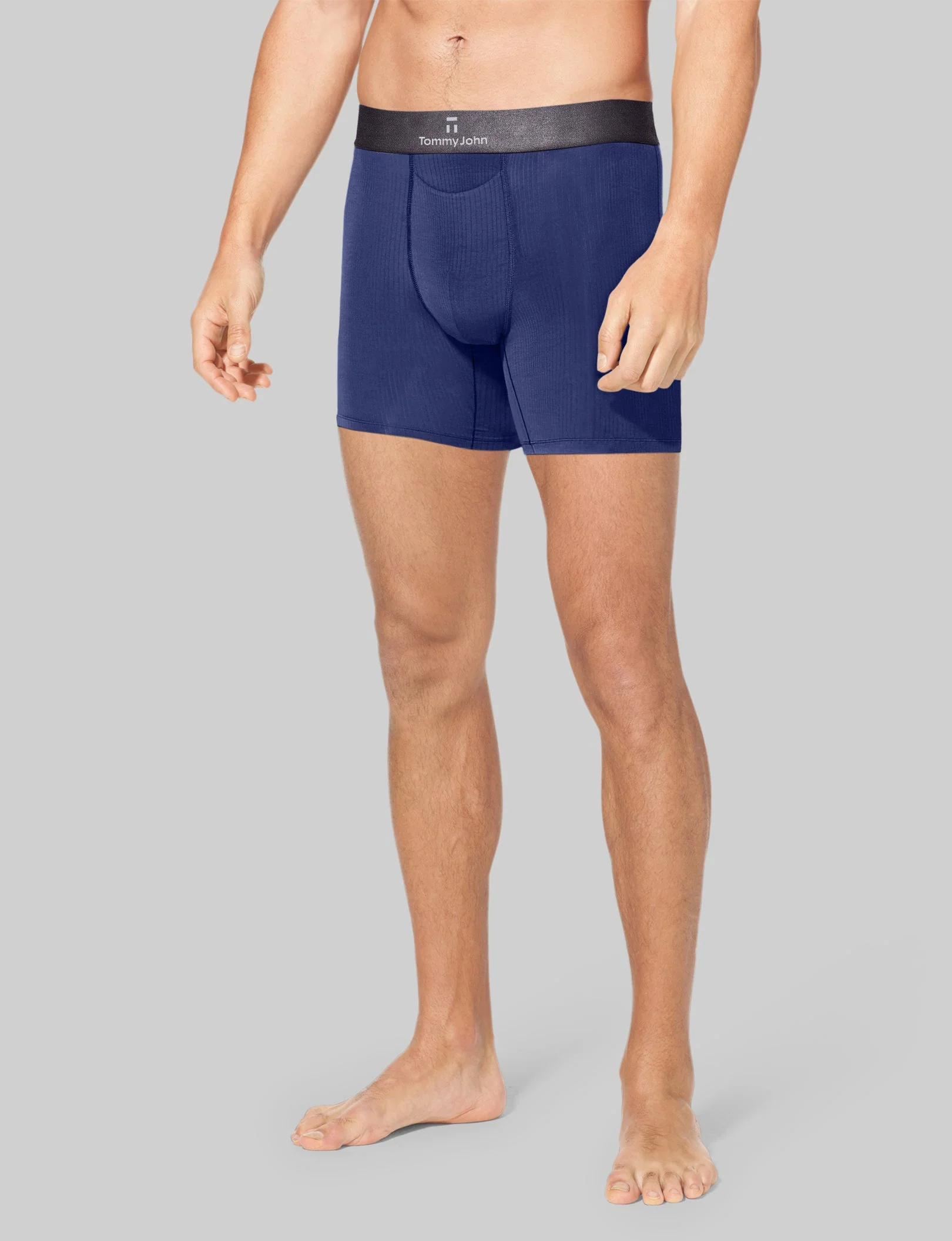 Second Skin Luxe Rib Mid-Length Boxer Brief 6" - Image 31