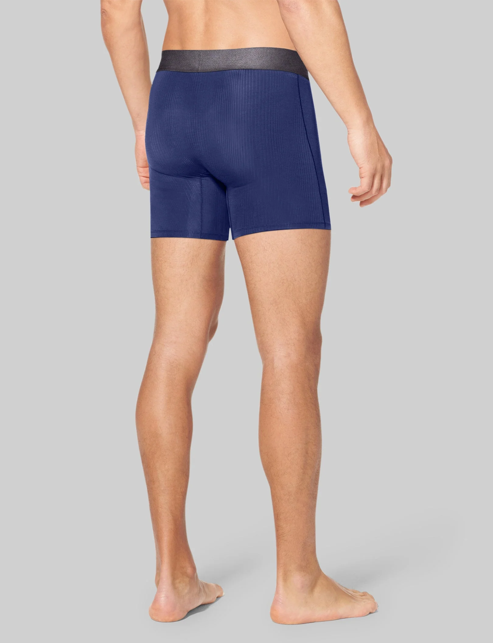 Second Skin Luxe Rib Mid-Length Boxer Brief 6" - Image 32