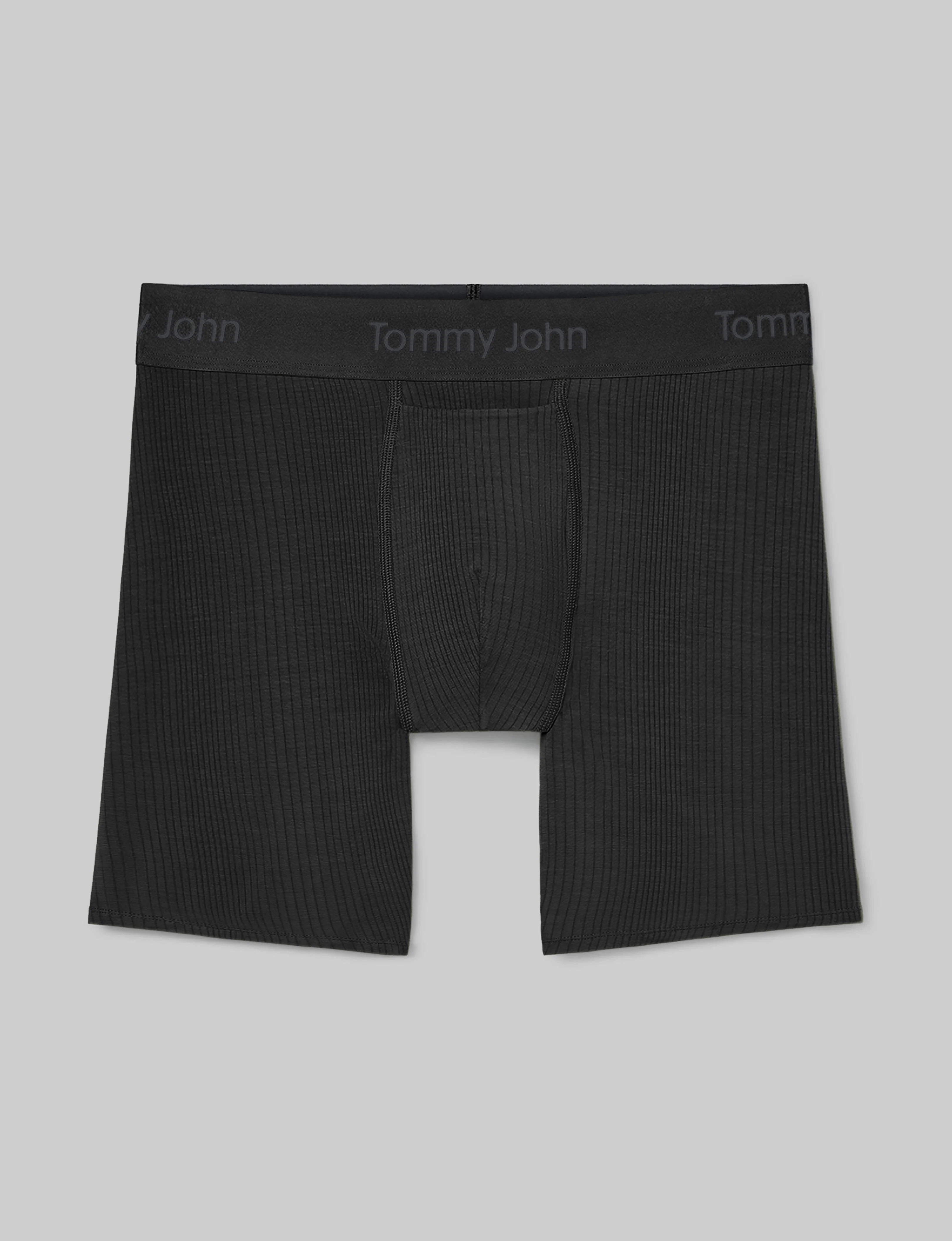 Second Skin Luxe Rib Mid-Length Boxer Brief 6" - Image 5