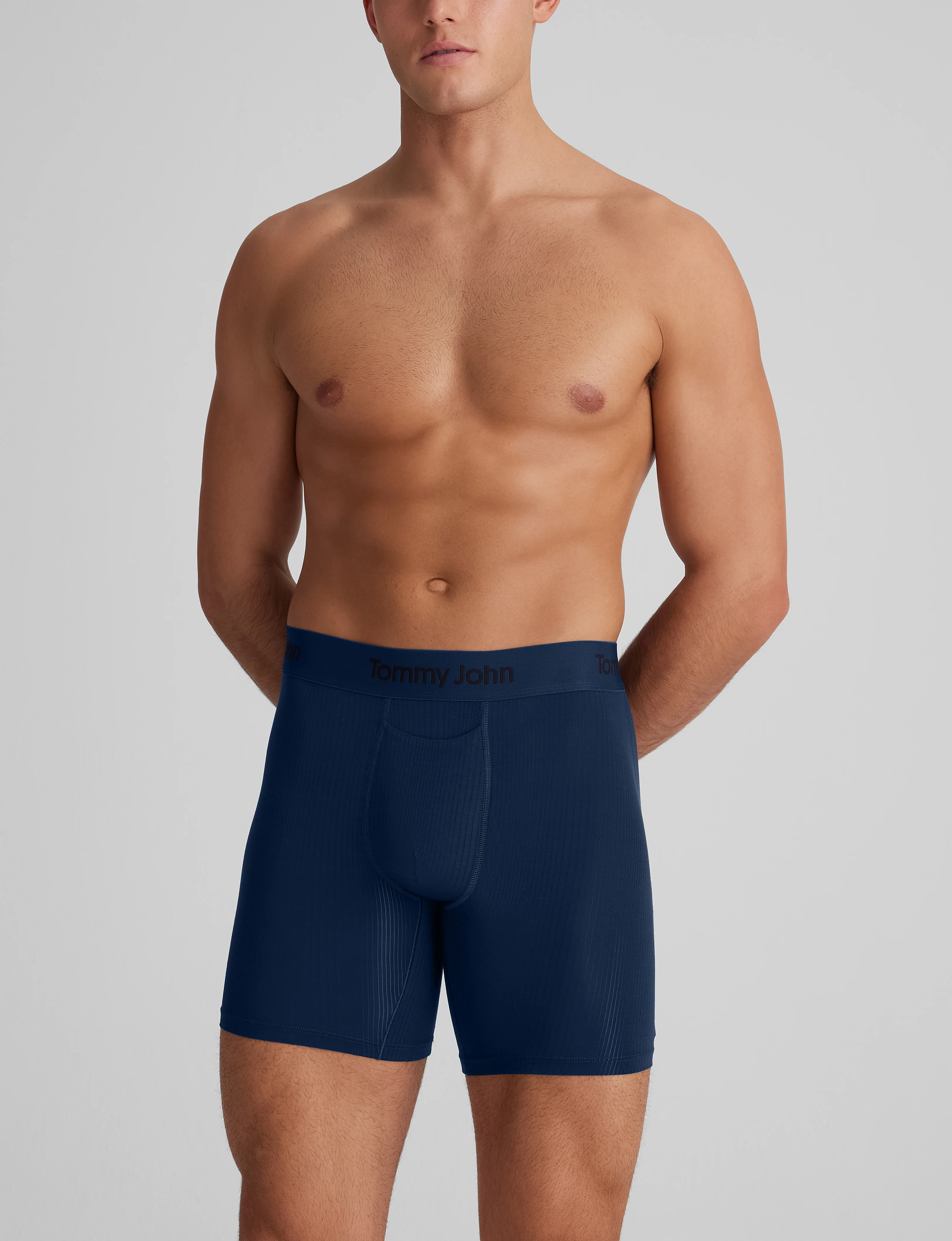 Second Skin Luxe Rib Mid-Length Boxer Brief 6" (6-Pack) - Image 3