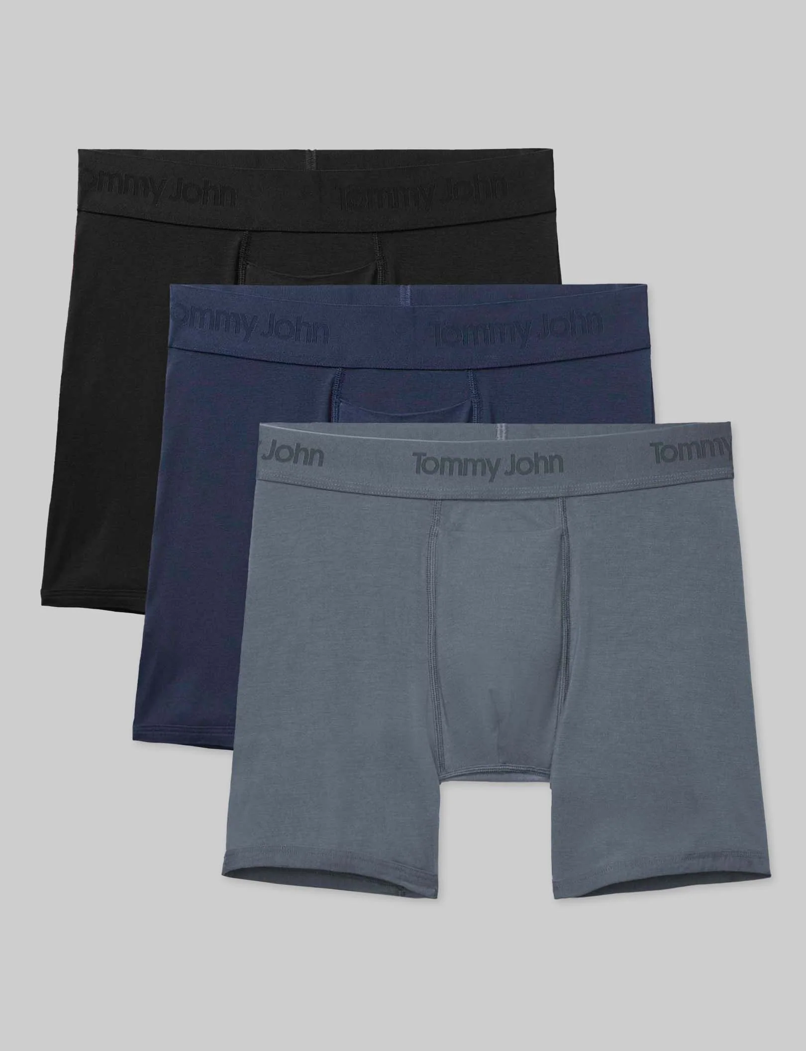 Second Skin Mid-Length Boxer Brief 6" (3-Pack) - Image 12