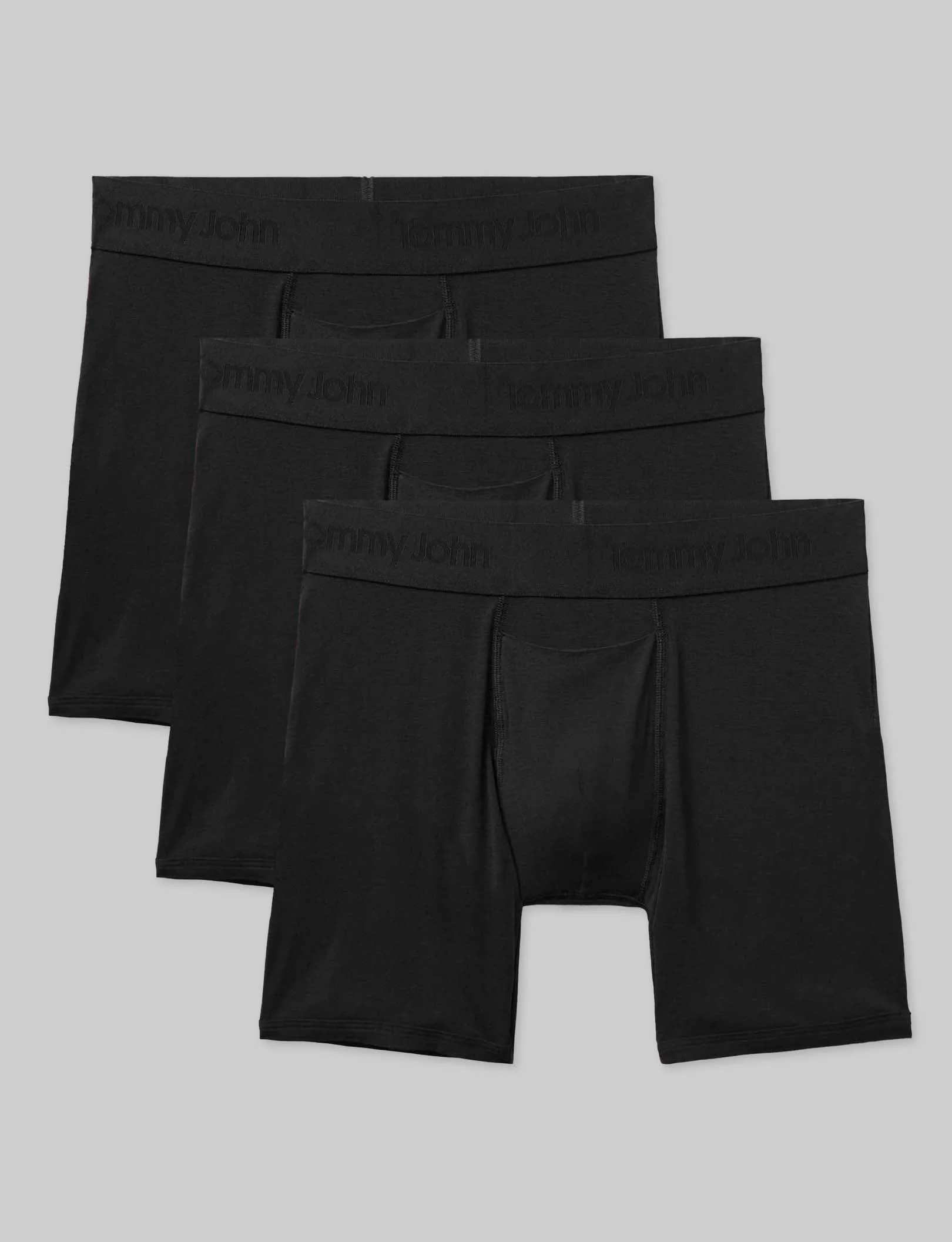Second Skin Mid-Length Boxer Brief 6" (3-Pack) - Image 9
