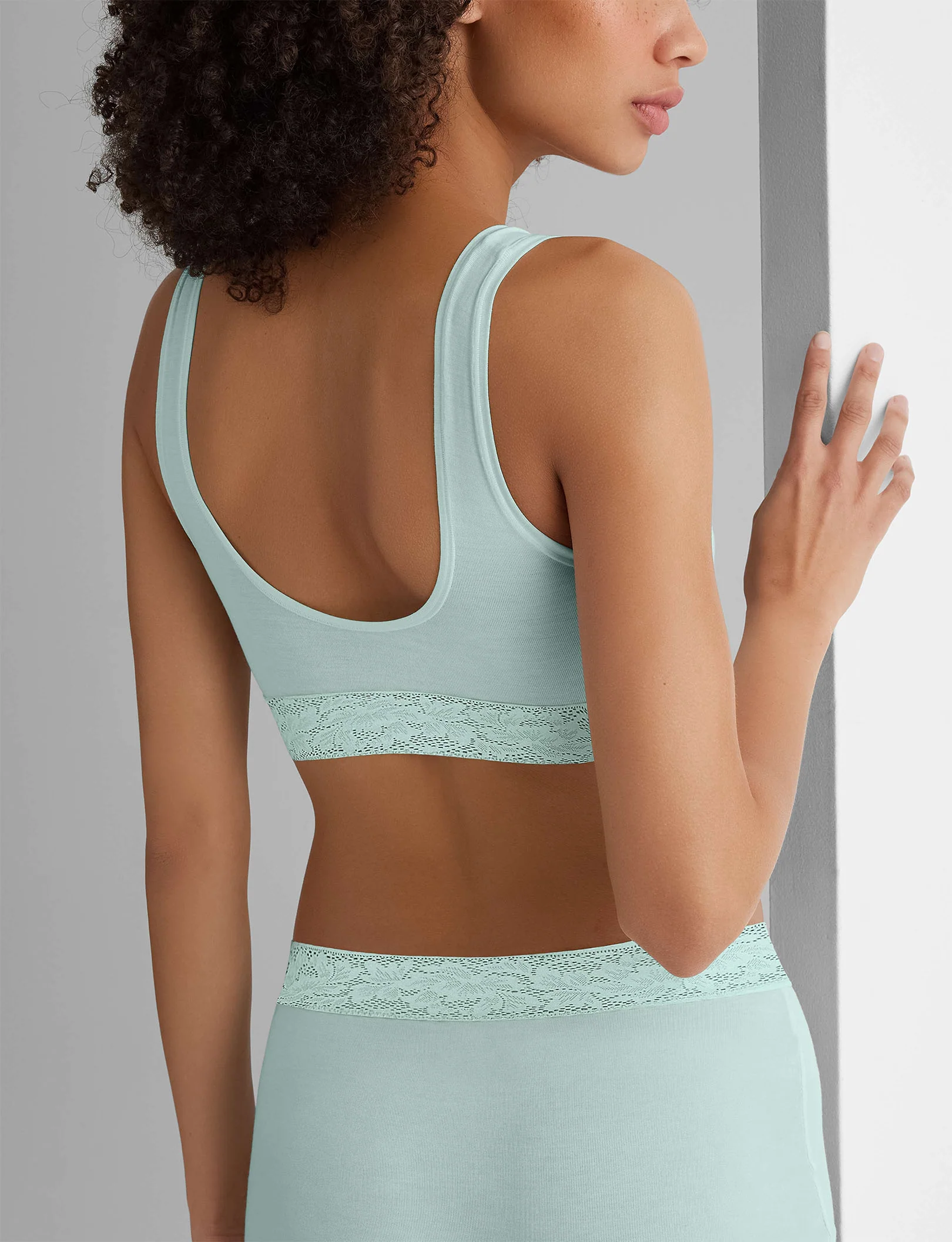 Second Skin Scoop Bralette, Lace Band - Image 6