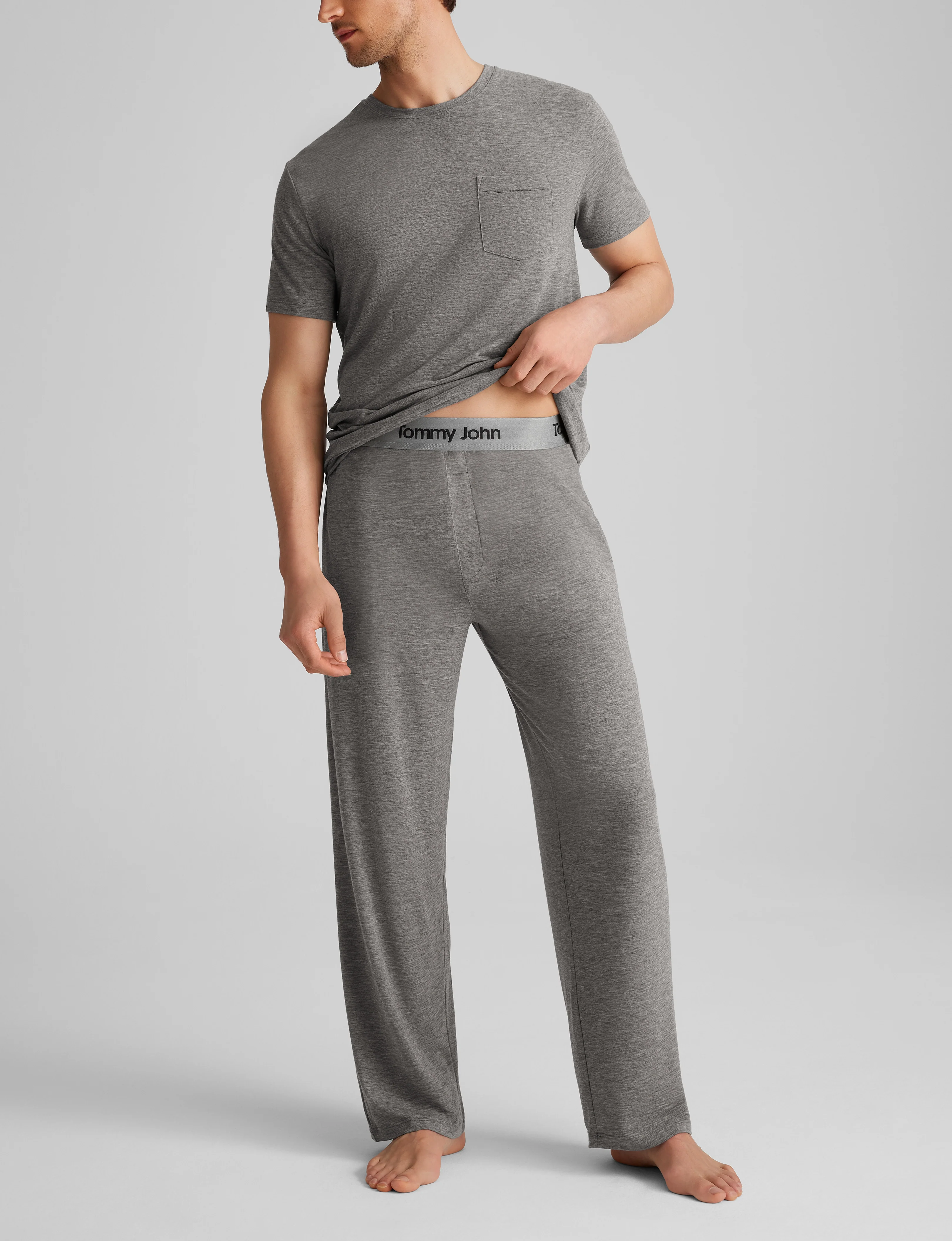 Second Skin Sleep Pocket Tee & Pant Set - Image 35