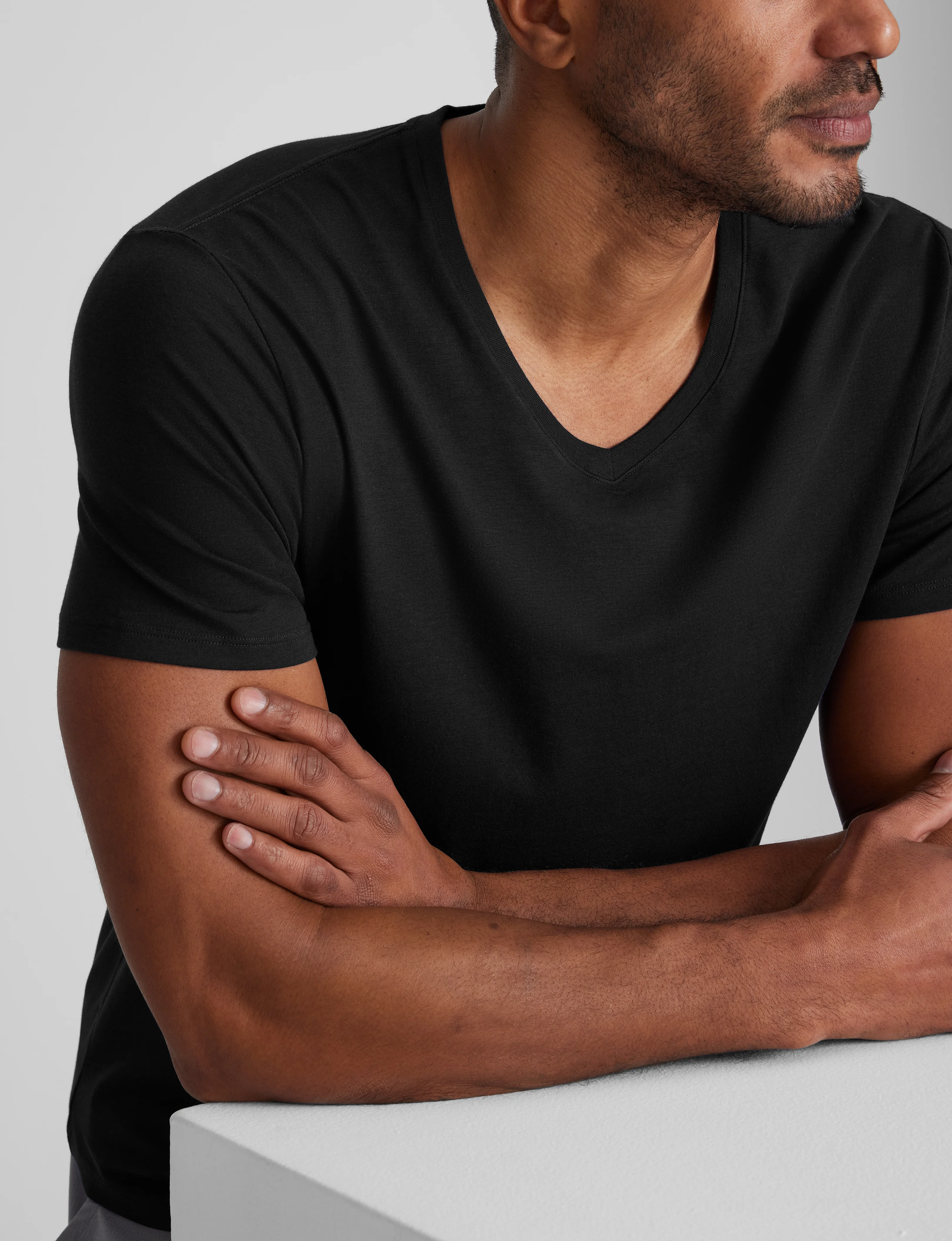 Second Skin V-Neck Tee (3-Pack) - Image 19